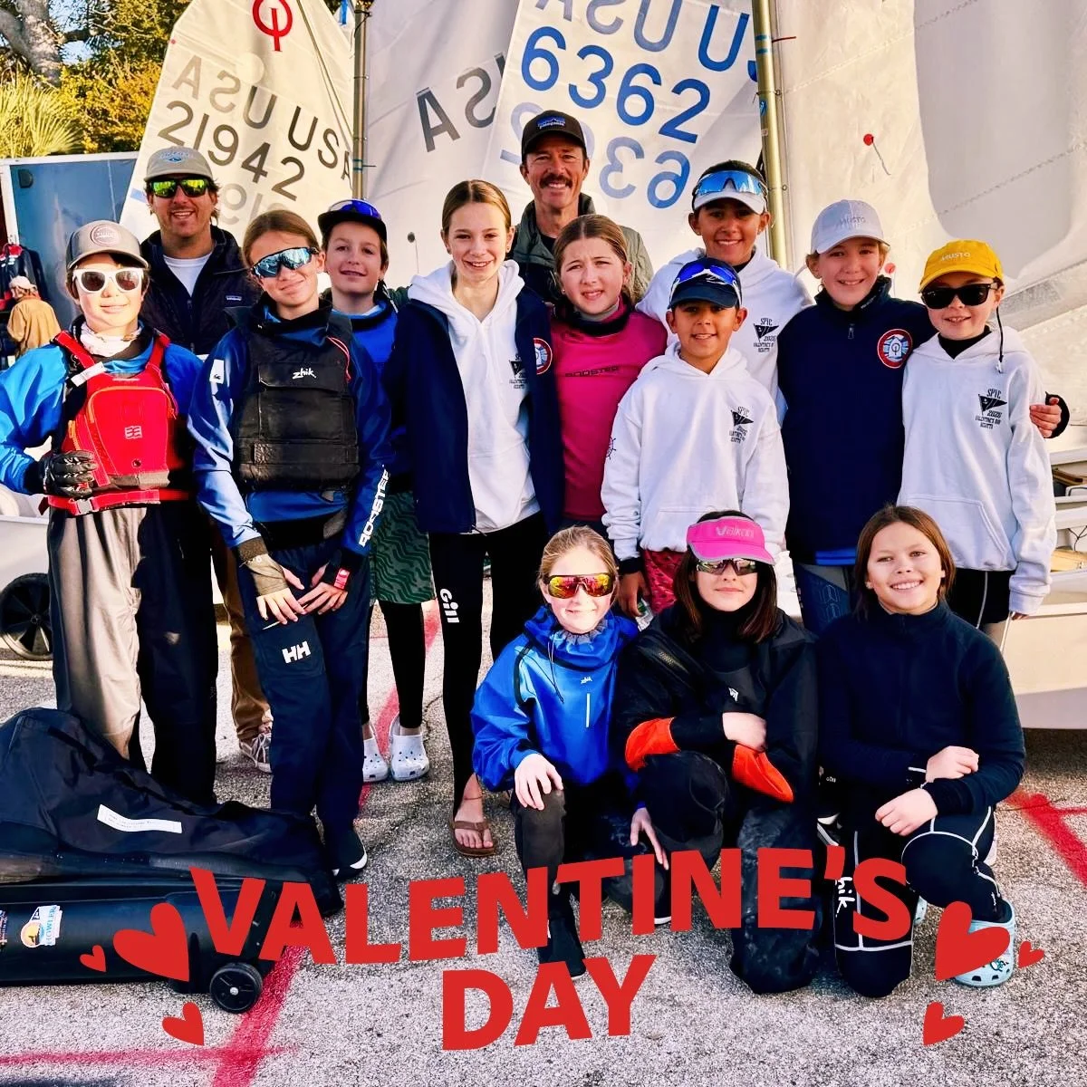We may be 🥶 up north but NJ Opti sailors chased 🌞 down to St. Petersburg this weekend for the USODA Valentine&rsquo;s Day Regatta 💘⛵️

After weeks of cooler temps, the weather finally delivered &mdash; hello 70s! 🙌

More than 250 youth sailors hi