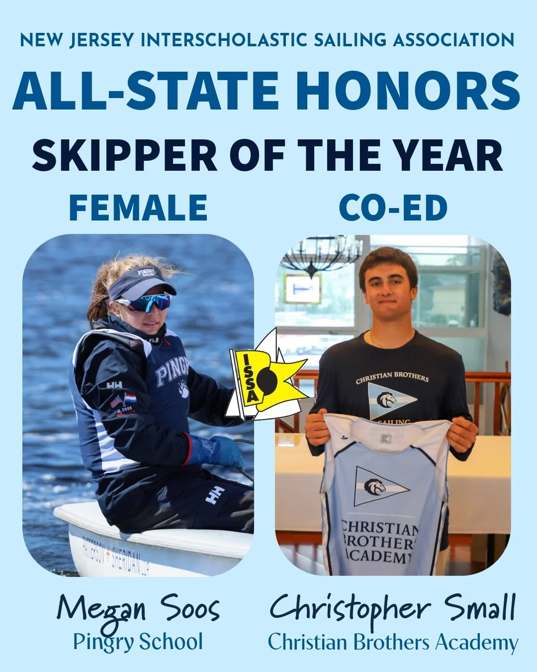 ⛵️Annual New Jersey High School Sailing Awards⛵️

Last week, sailors and teams from across New Jersey were honored at Toms River Yacht Club for their accomplishments during the 2025-2026 high school sailing season.

More than a dozen schools competed