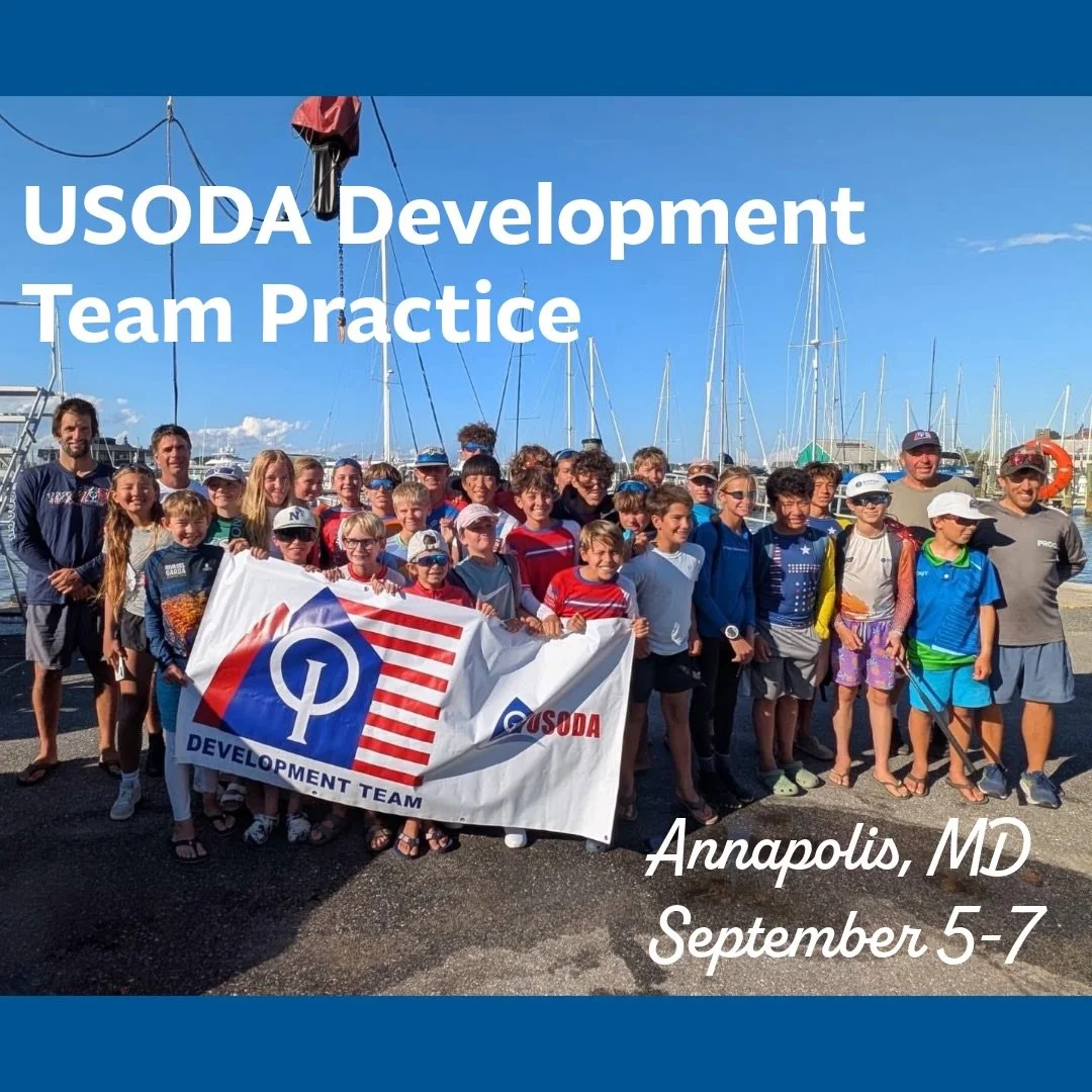 🇺🇸Development Team Practice🇺🇸

CERT teammates and Mantoloking Yacht Club members Hayden Spamer and Ellen 
Wetzel represented at the USODA Development Team Practice, hosted by Annapolis Yacht Club on September 5&ndash;7.
 
With warm temperatures a