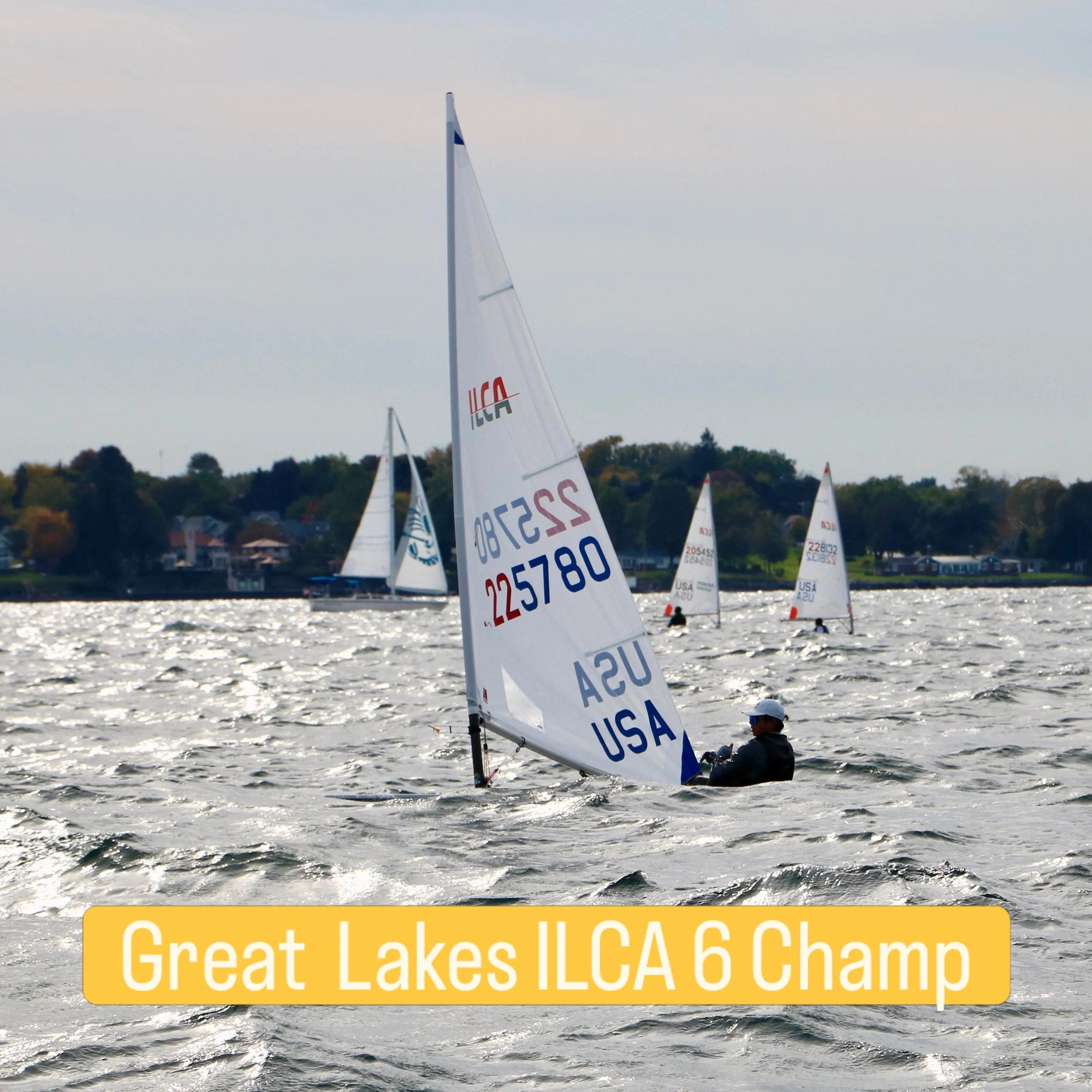 NJ Takes on the Great Lakes 🌊
 
Five New Jersey youth ILCA sailors traveled to Rochester Yacht Club for the 2026 ILCA Great Lakes Championship on October 10&ndash;11. Offering 25 Grand Prix points, the regional championship brought together youth an
