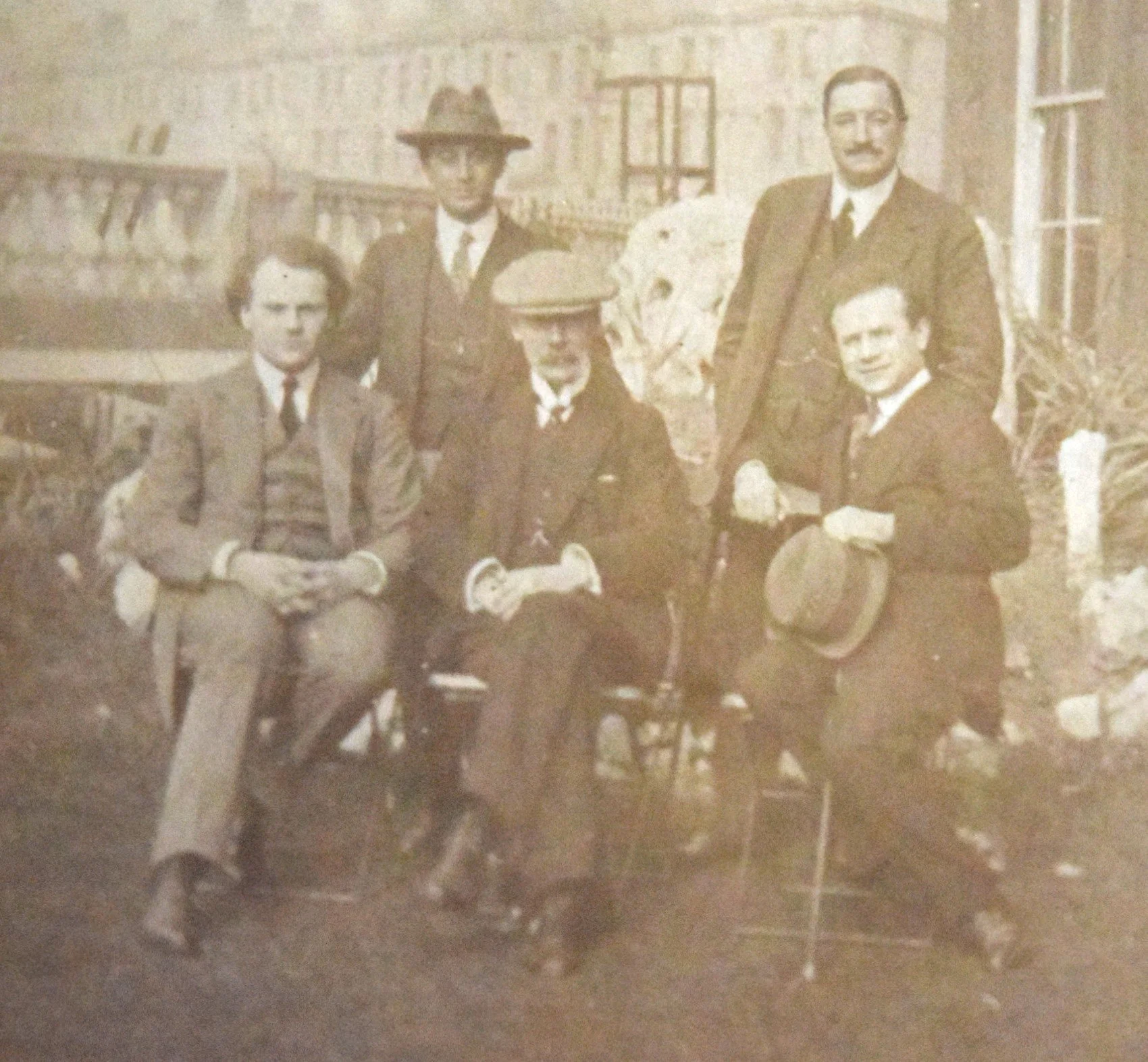 Early 20th century photo album of classical musicians including Wilhelm Backhaus