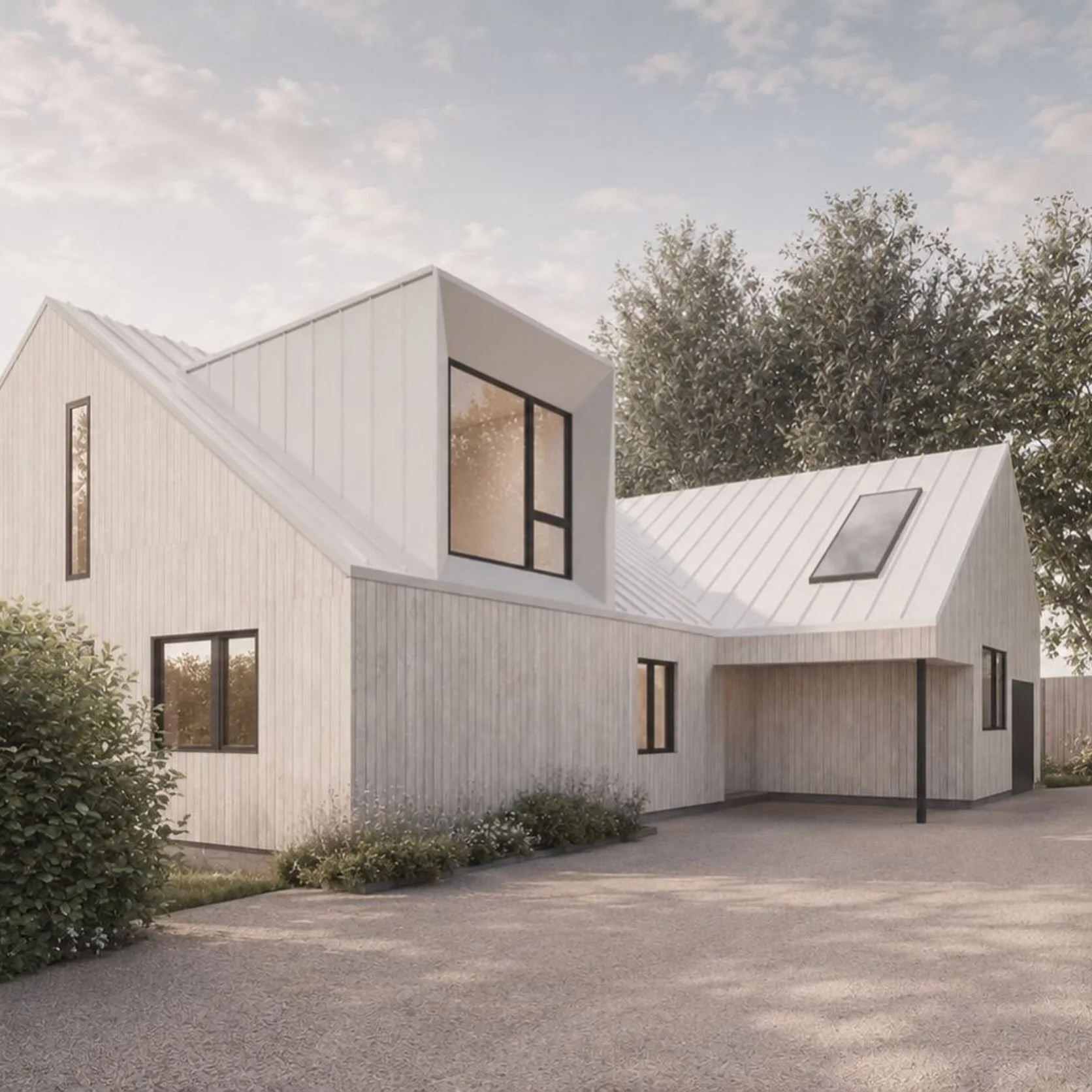 Construction has started on our refurbishment and extension of a 1970s house in Camden Park 🚧 The build will be completed in two phases, the first phase will replace and extend the dormers whilst retaining much of the roof structure. The roof will t