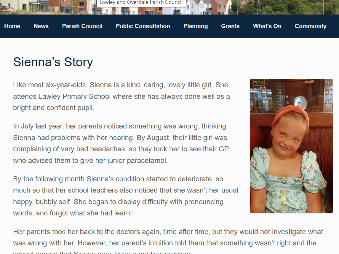Sienna’s Story
