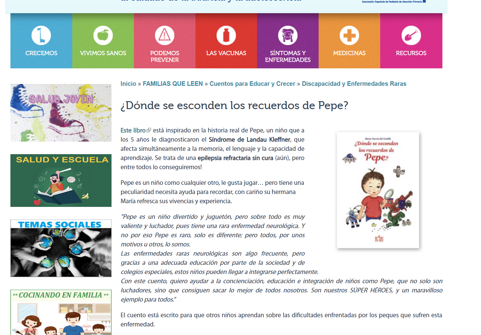 ¿Dónde se esconden los recuerdos de Pepe? Where does Pepe hide his memories?