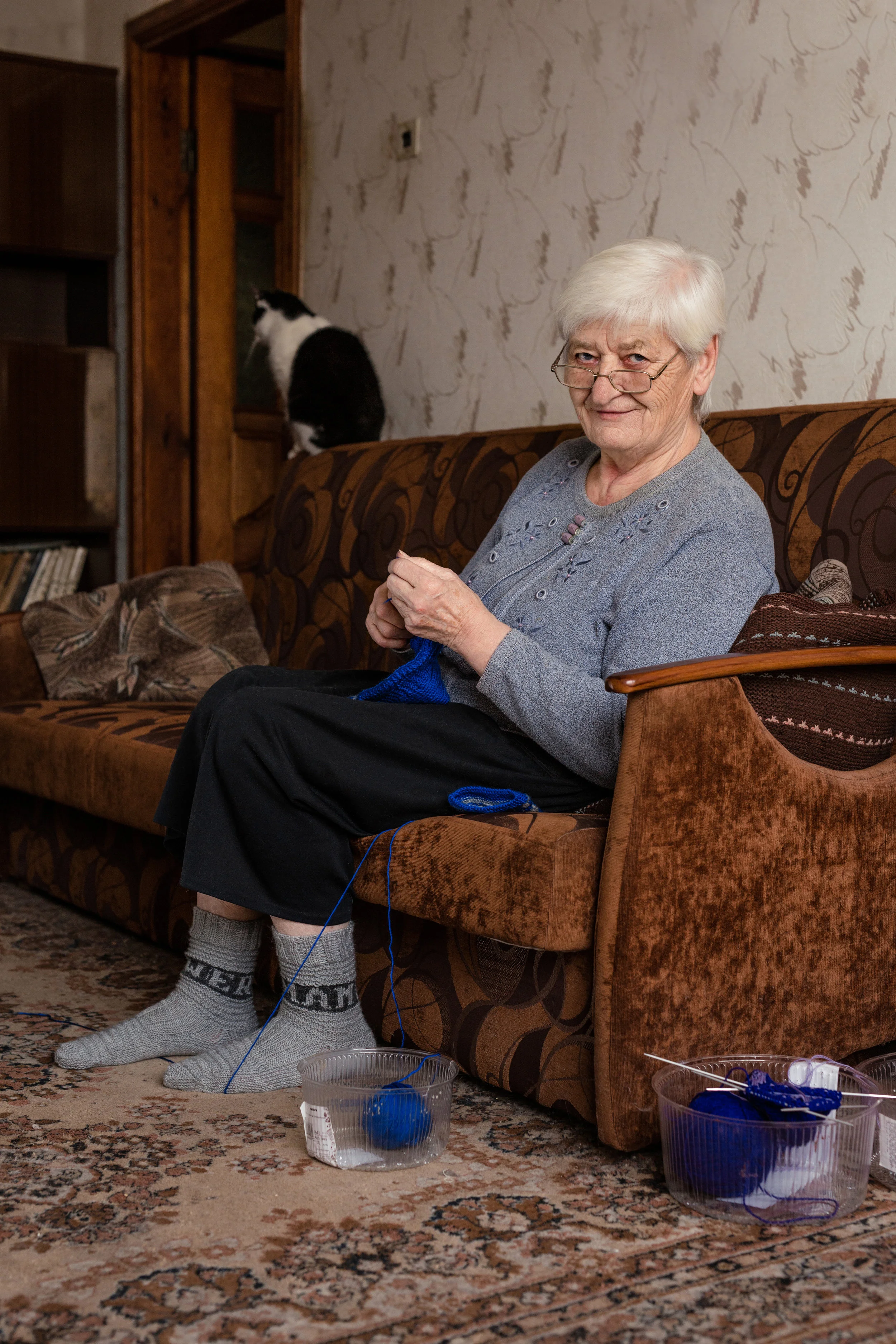 “Nowadays, I spend most of my days alone, but I feel morally strong and ready for the challenges of life. Crafting helps me to relieve any negative emotions I have."