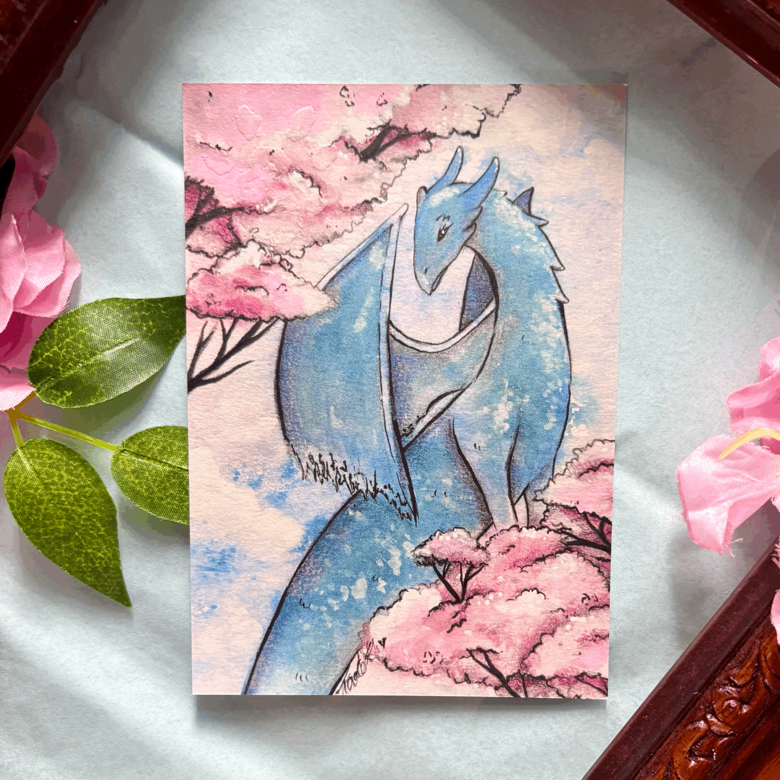 Blossom Dragon Postcard