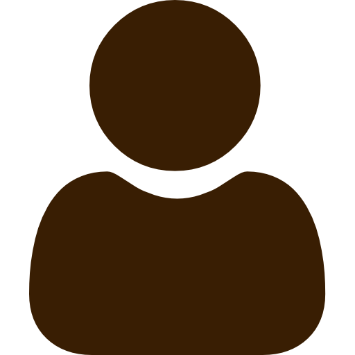 Silhouette of a person icon, showing a head and shoulders