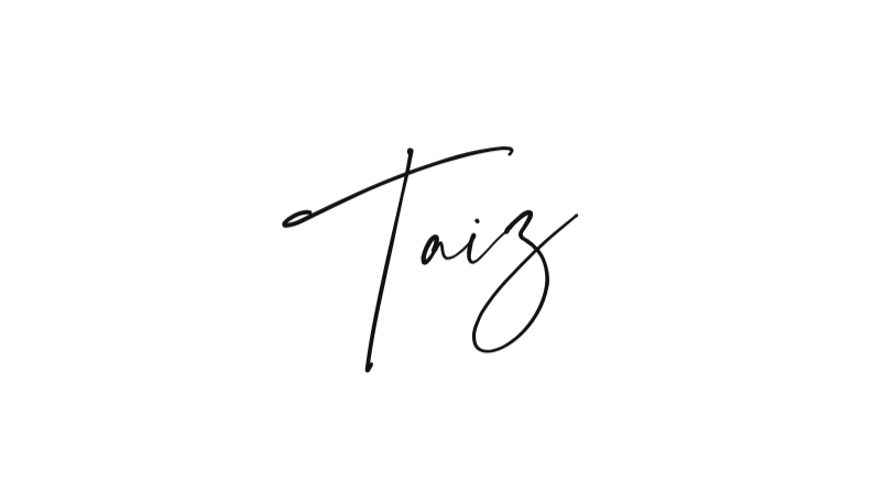 Black background with the word 'Tairz' written in cursive.