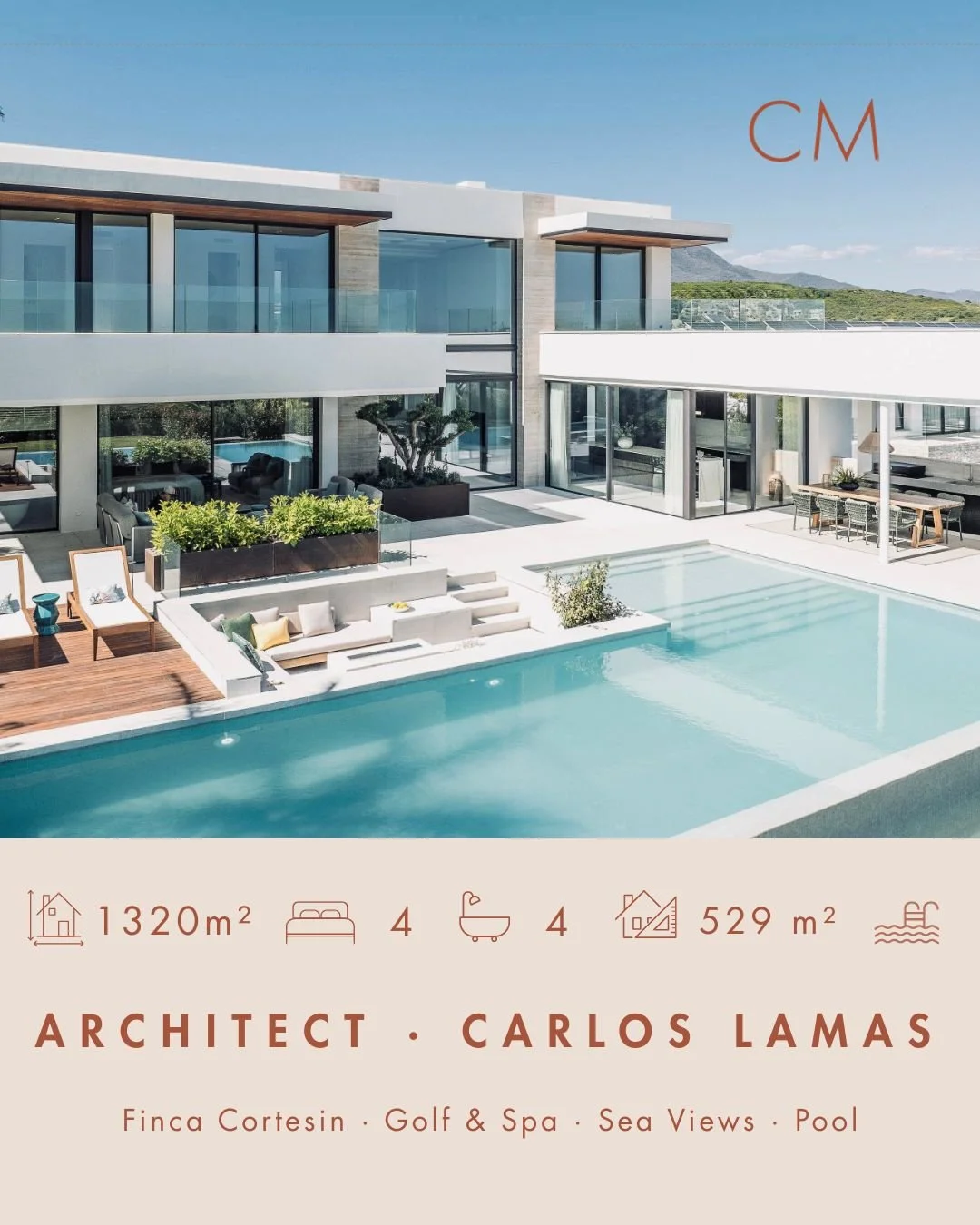 Architecture this considered rarely comes to market. 

This is not a listing we came across it is one we were trusted with.

Designed by Carlos Lamas, a highly respected Argentinian architect and one of Marbella's most sought-after creative forces, w