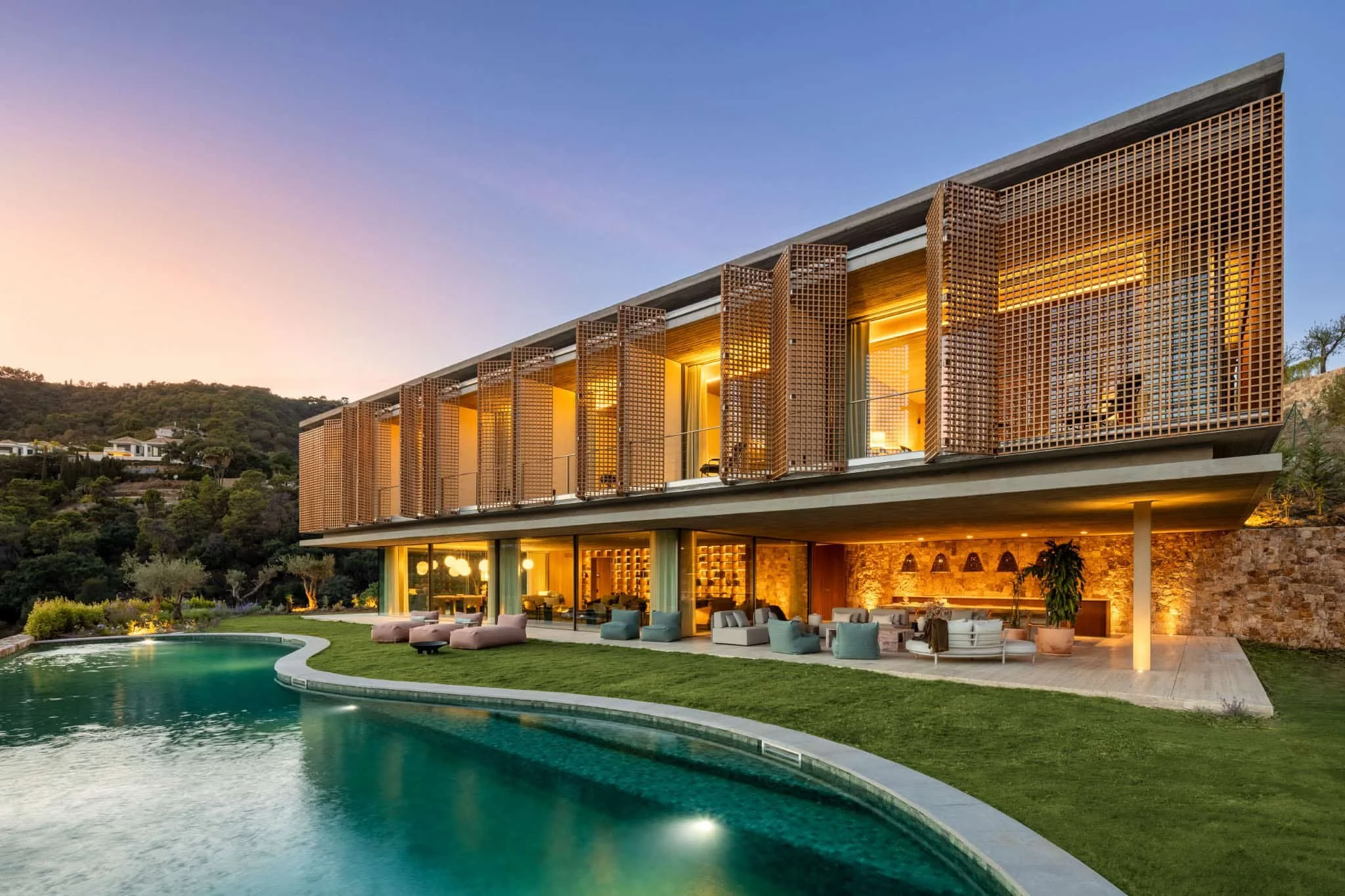 Luxury architectural villa showcasing design-led living on the Costa del Sol