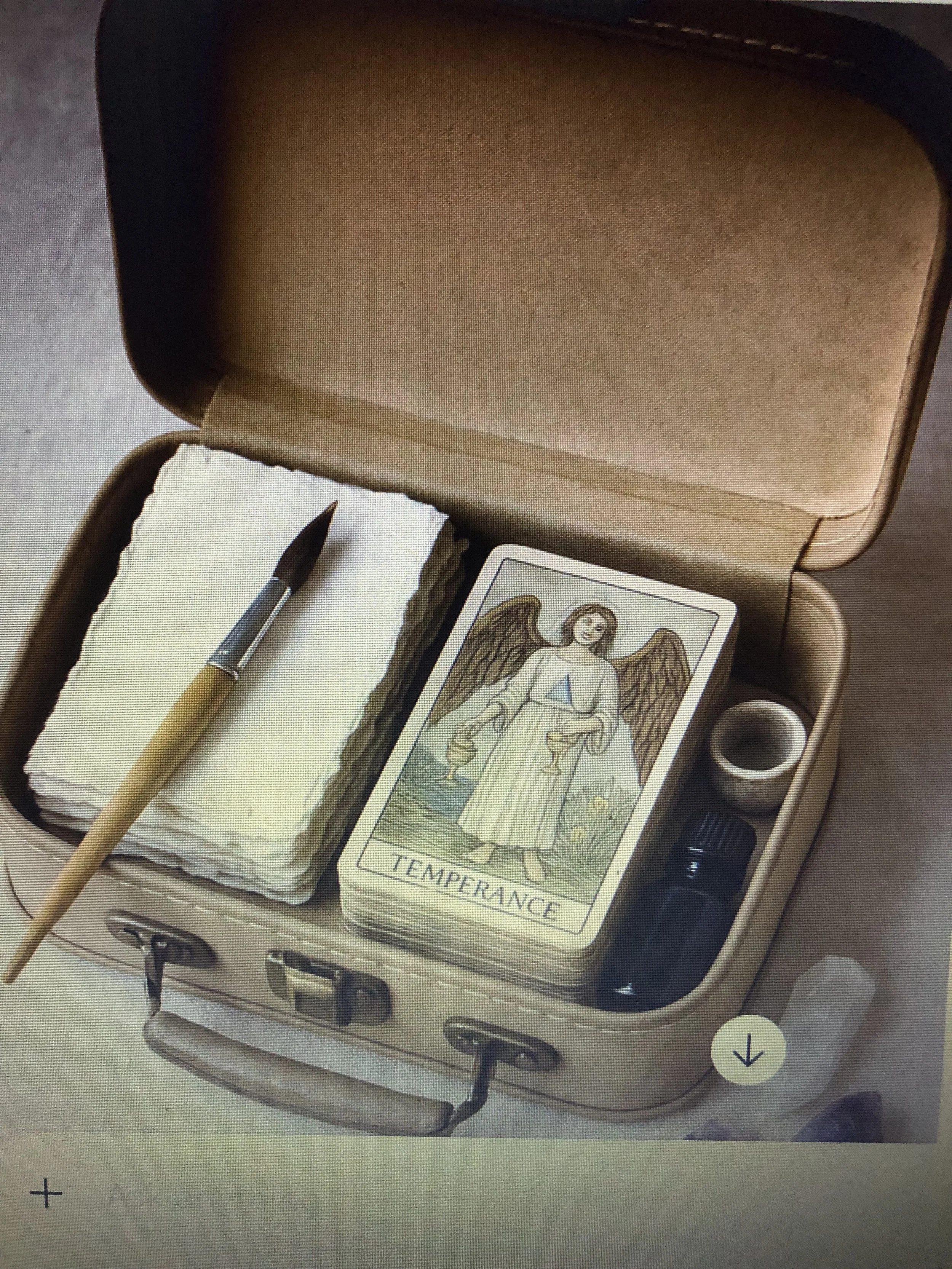 The Temperance Tarot Card, find your creative direction