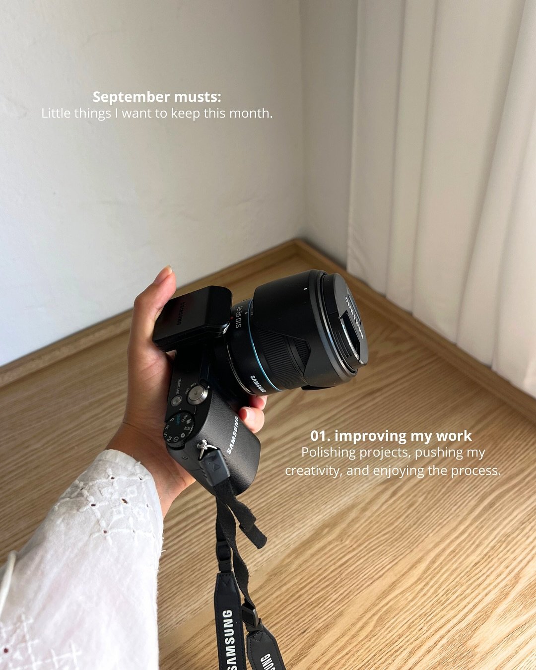 September musts 🦋

Keeping the little routines I built this summer &mdash; from gym mornings and coffee rituals, to sunsets, inspiration, and improving my work every day.

A mix of balance, creativity, and slow moments I don&rsquo;t want to lose thi