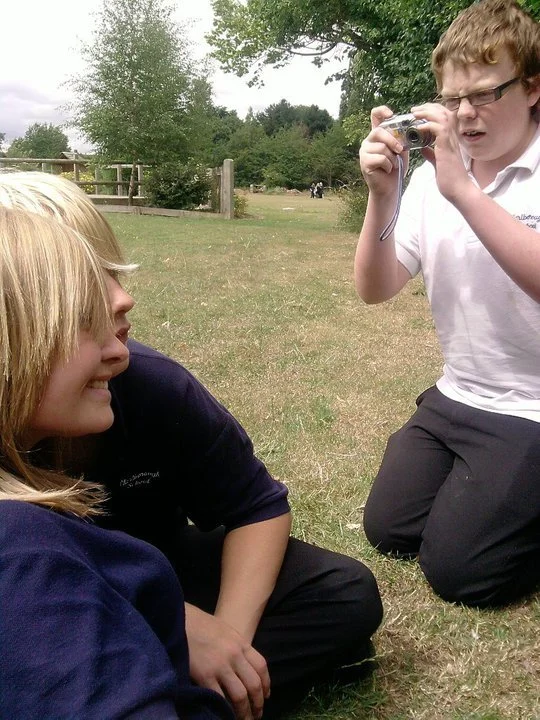 The first photo of me taking a photo