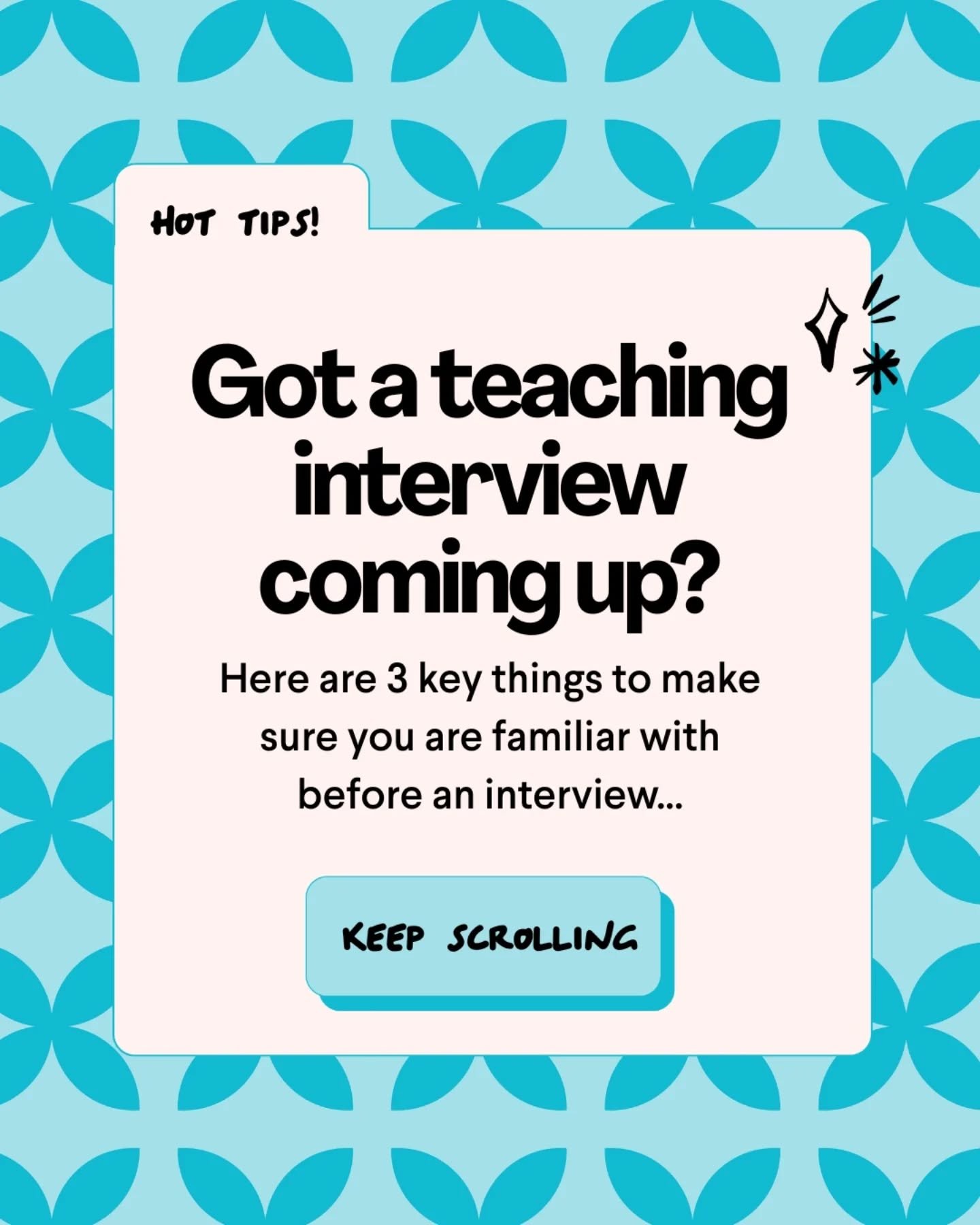 Want to know more?

Join our FREE webinar on 17th February, 'Secure Your Primary Teaching Job with Confidence'.

Comment 'job' below, or pop me a DM, and I will send you the booking details.

Vicki xx

#primaryteaching #primaryschoolteachers #student