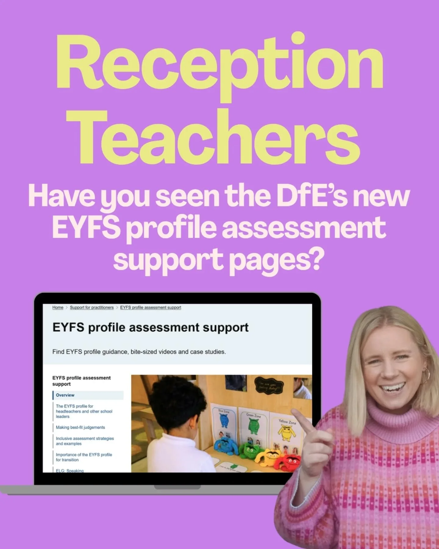 This one&rsquo;s flown under the radar&hellip; but not for long! 

Reception Teachers, Assessment Leads, EYFS Leads, Headteachers - you&rsquo;re going to want to see this!

Drop &lsquo;profile&rsquo; in the comments and I&rsquo;ll send the link strai