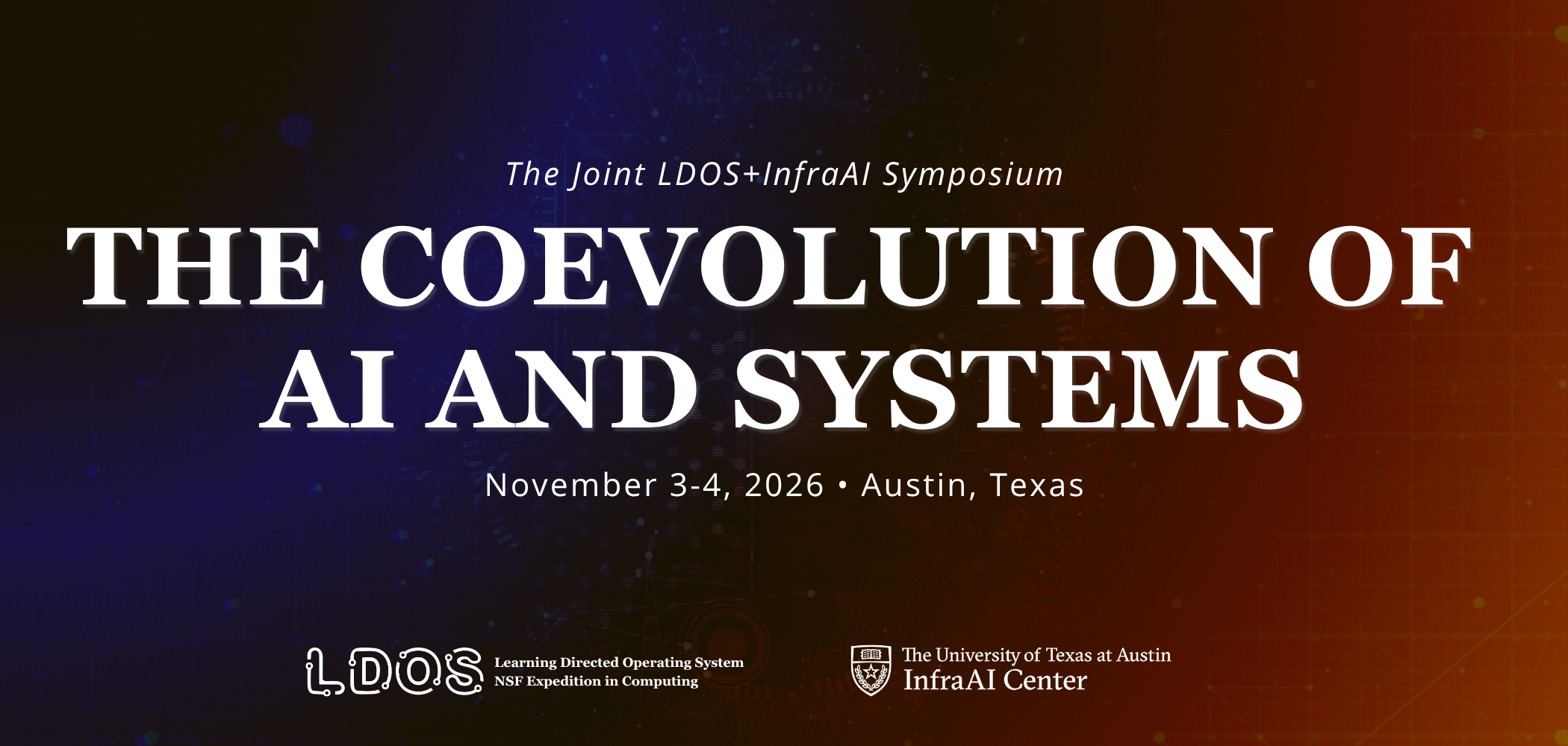 Upcoming Symposium: Nov 3-4th