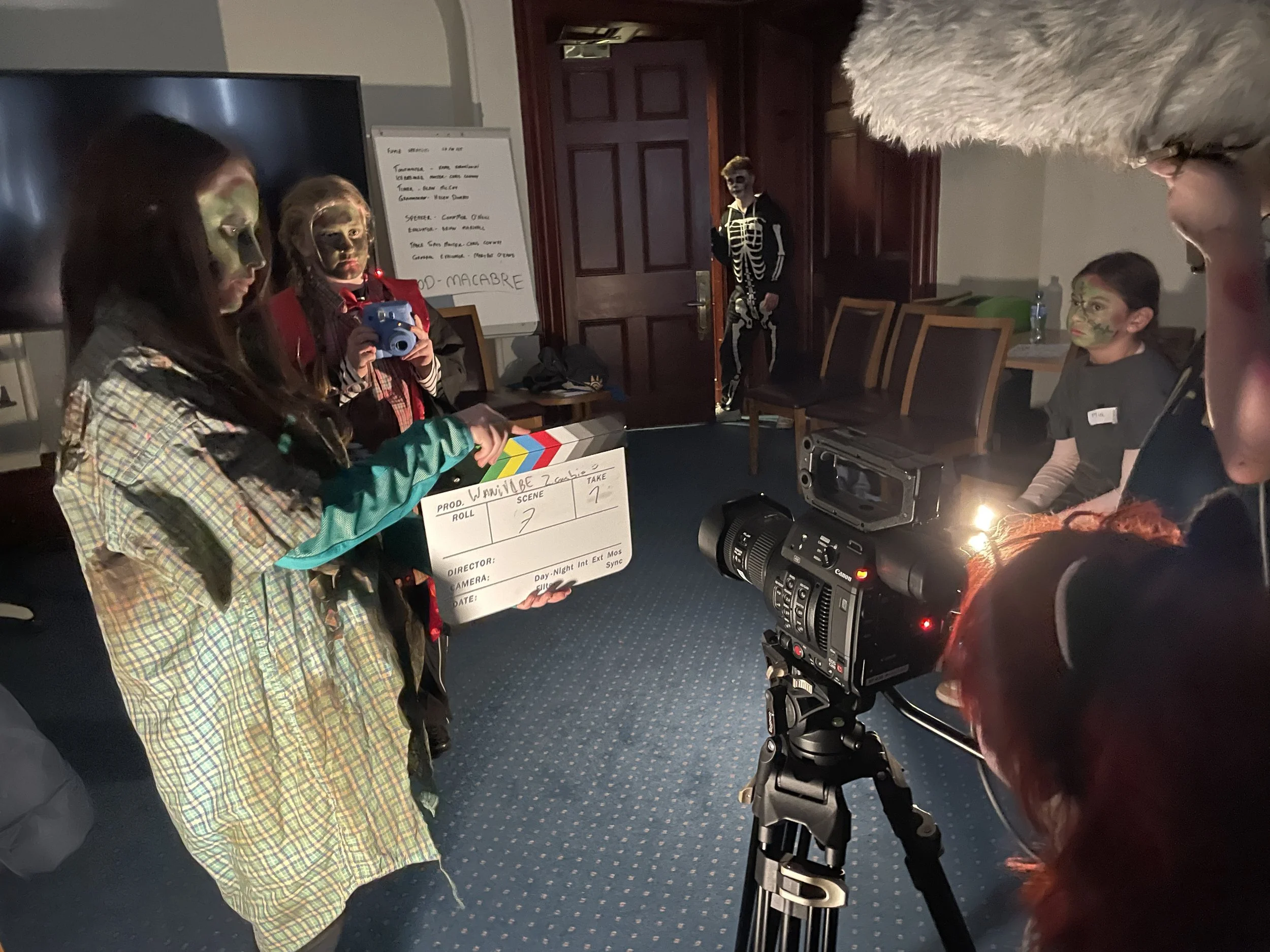 Woodlouse Studios Halloween Film Workshop 2025 young directors