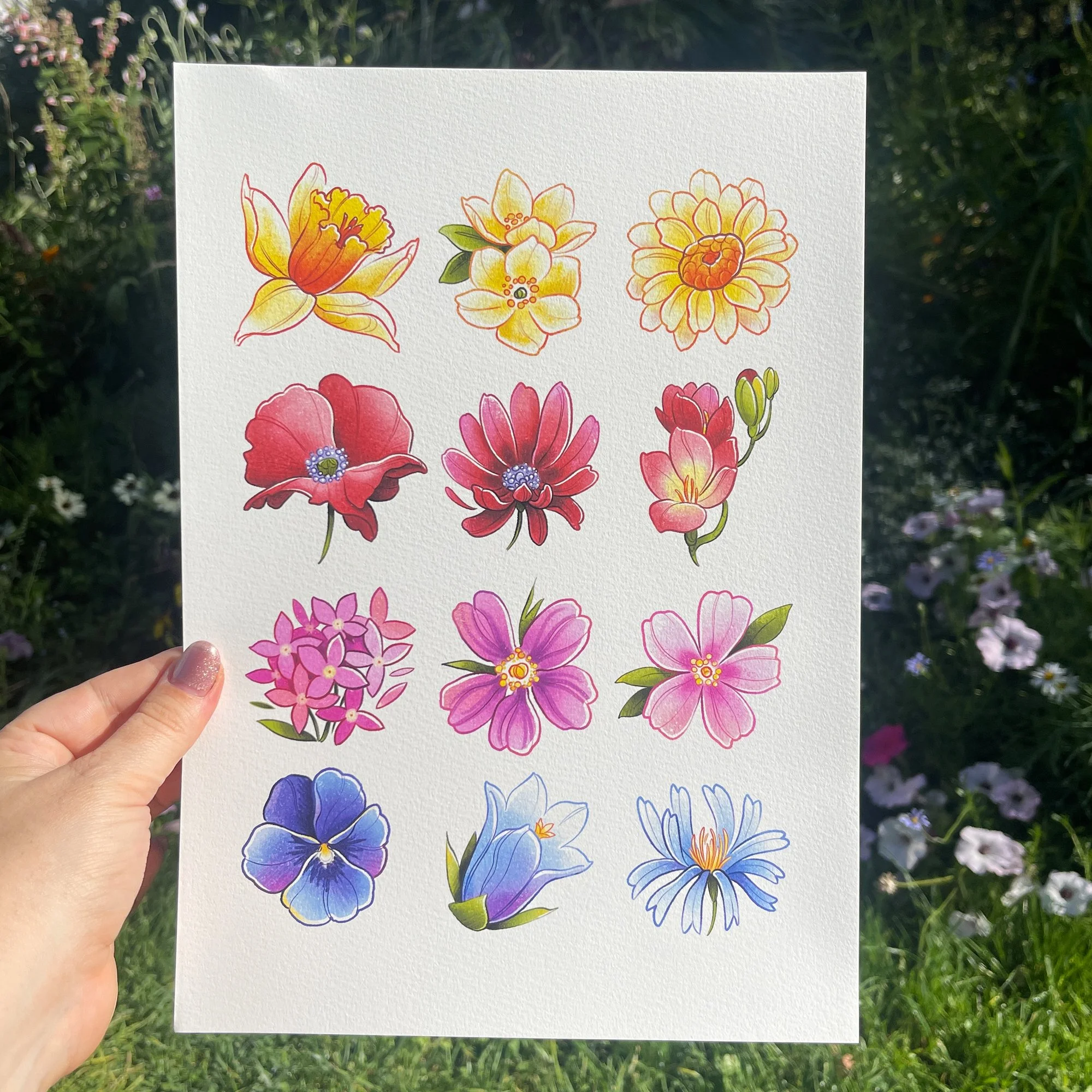 illu Flower Rainbow