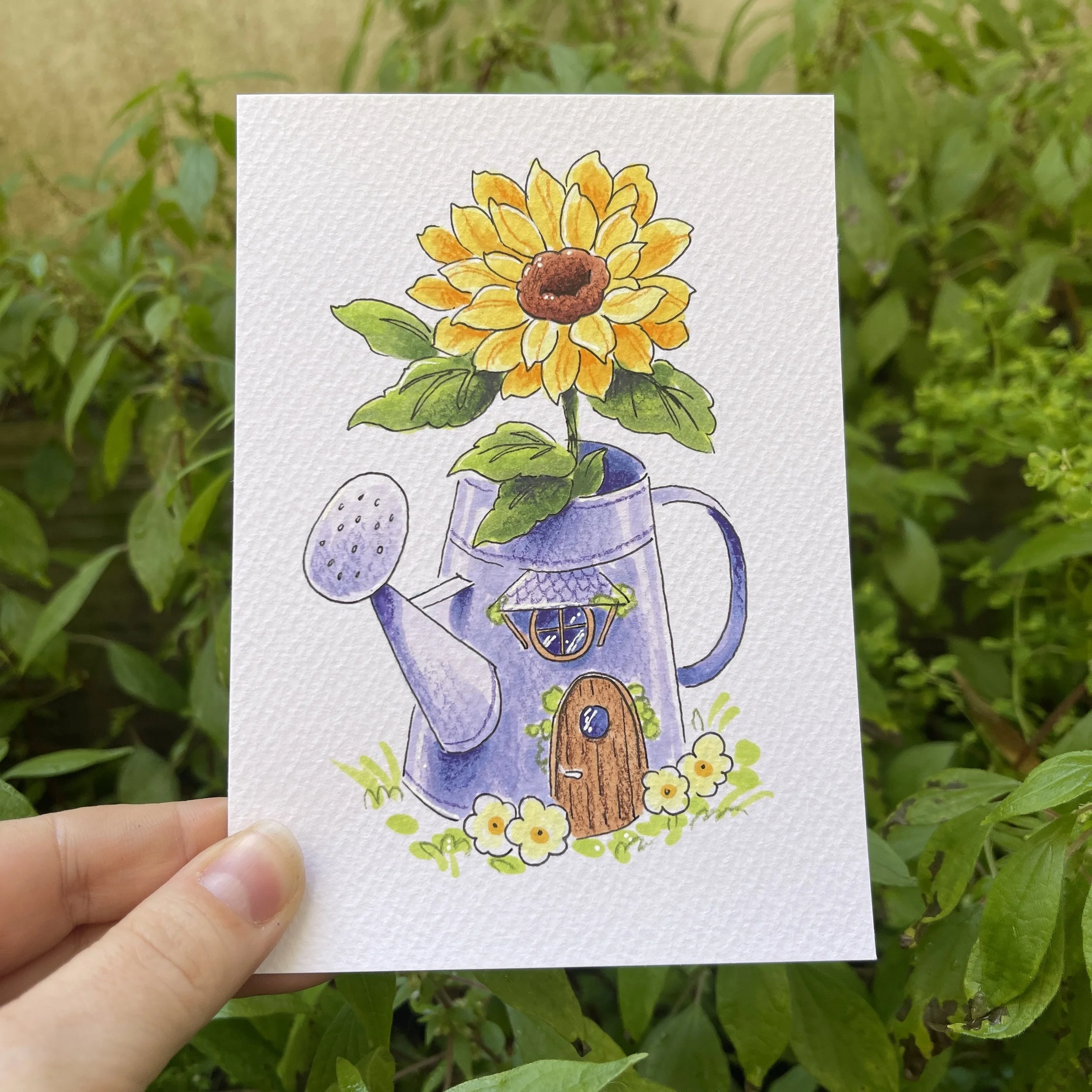 Dessin d'arrosoir