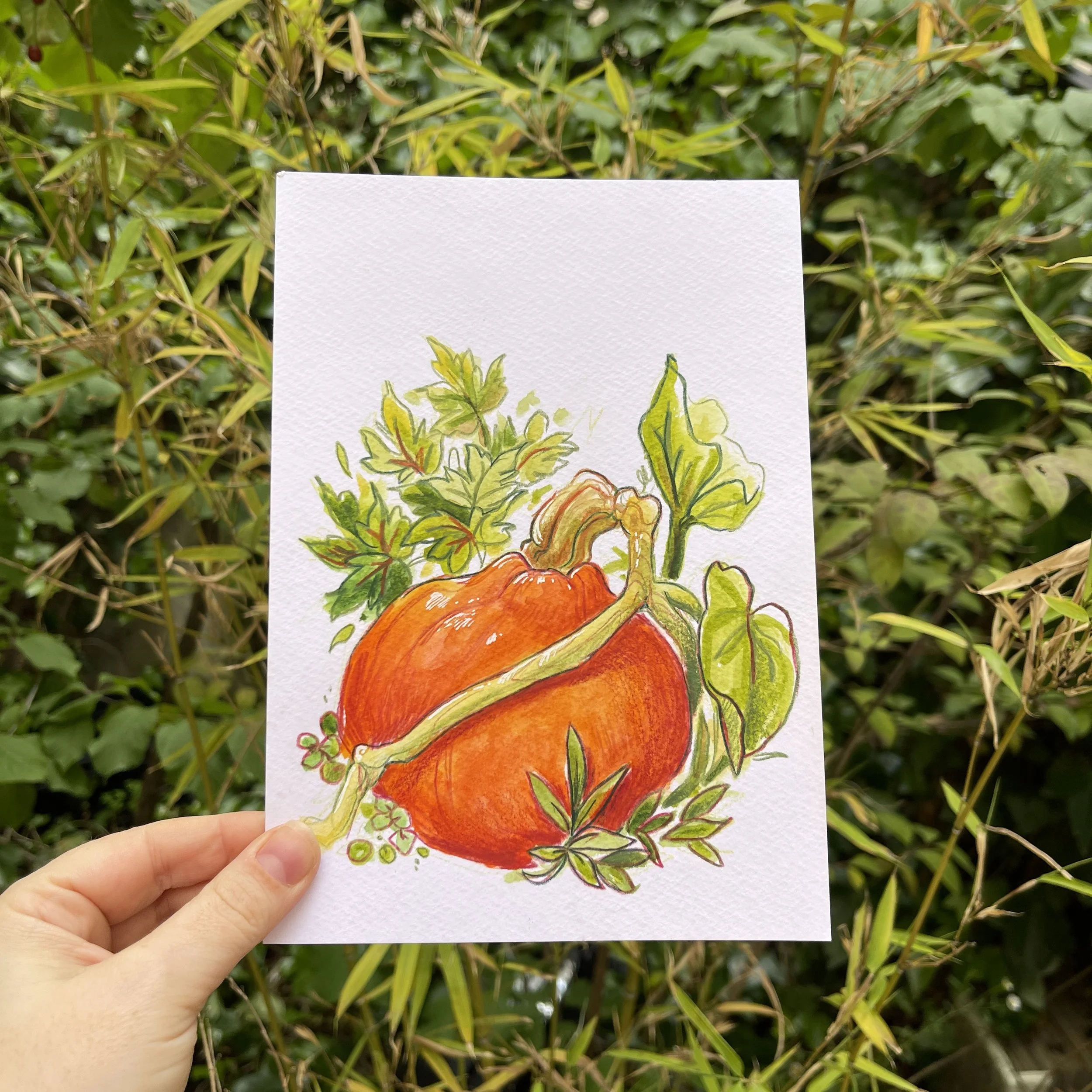Dessin de citrouille