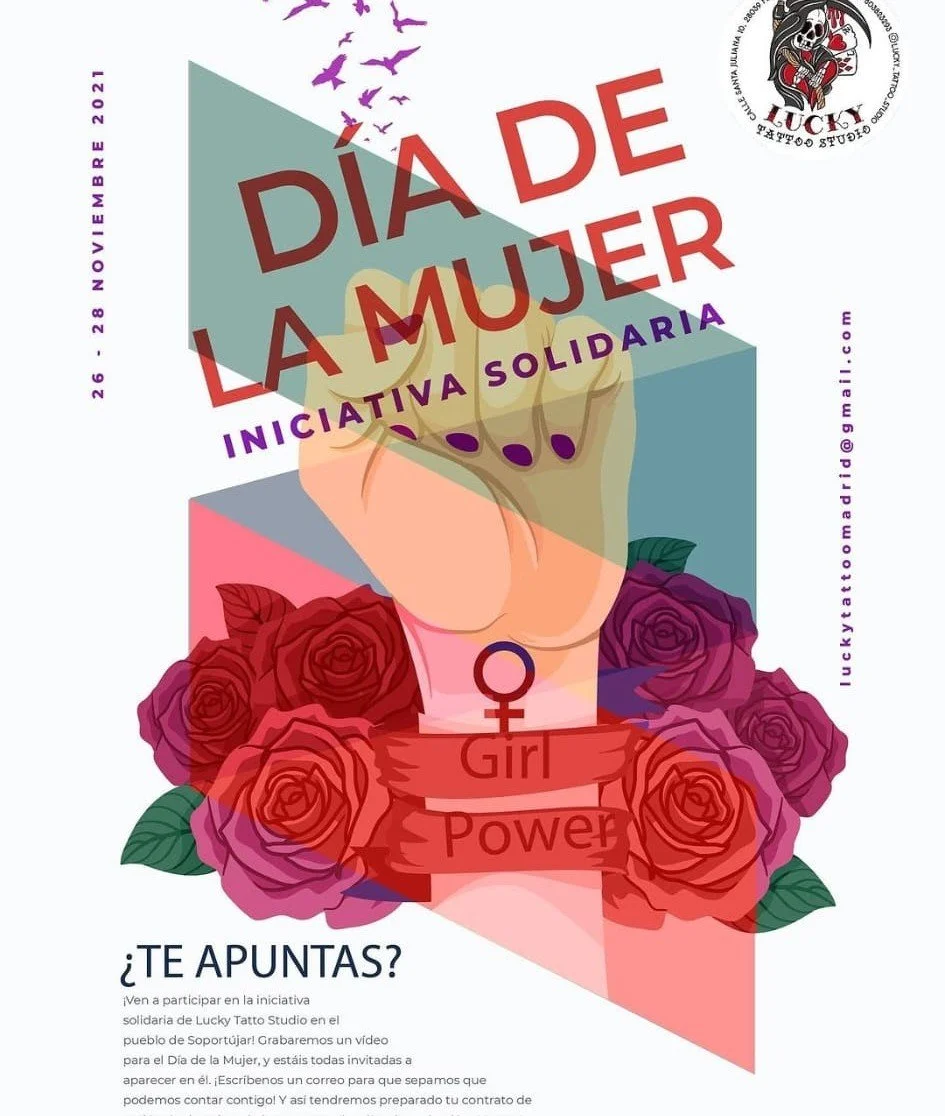 Día de la Mujer – Iniciativa solidaria en Soportújar (Granada), 2021  Acción artística y comunitaria