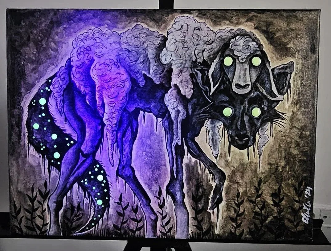 WOLF OR LAMB
30x40cm
SOLD