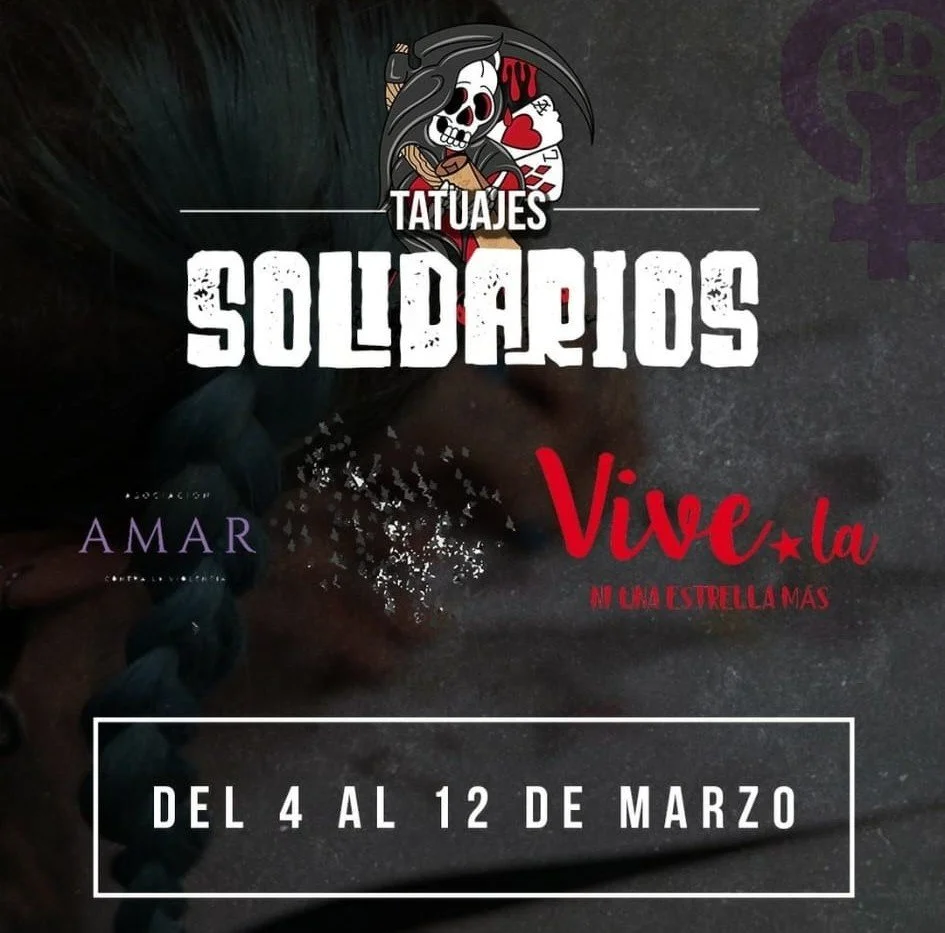 Tatuajes solidarios a favor de Asociación AMAR, Vive “Ni una estrella más”
