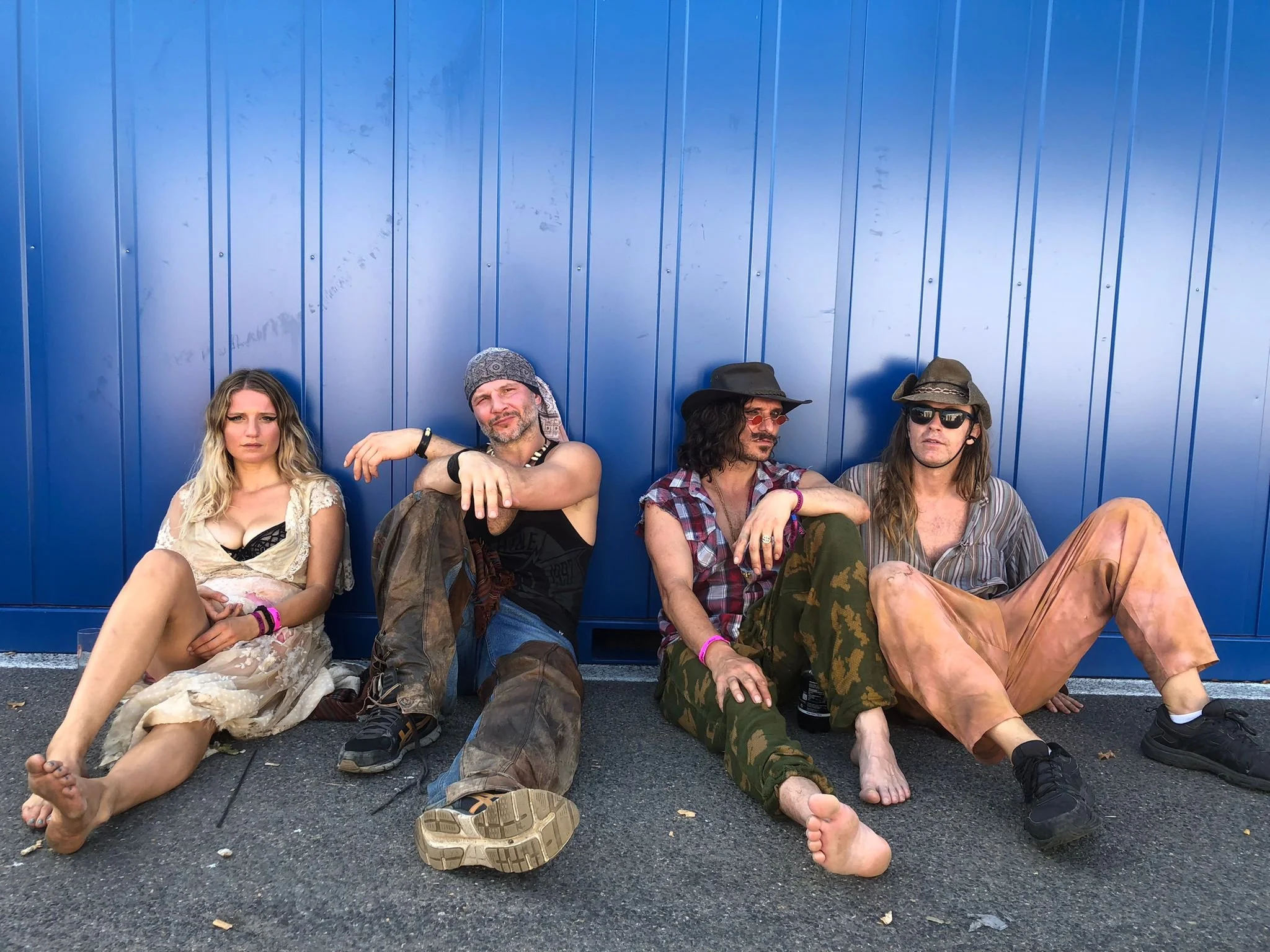 90s novelty act Rednex delivering high-energy fun at a festival event.