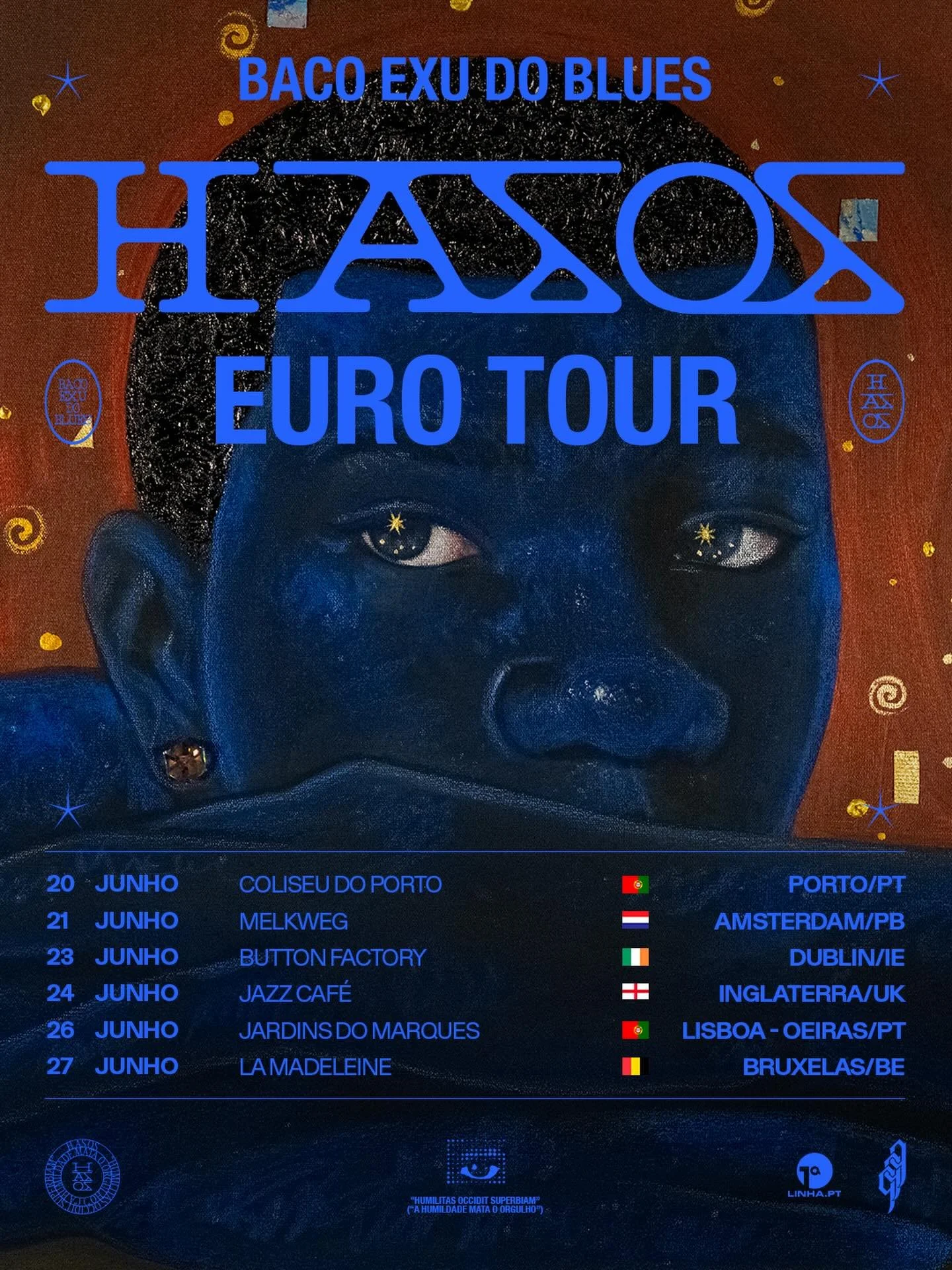 Aten&ccedil;&atilde;o, Londres! A tour Hasos do @exudoblues passa pelo @thejazzcafe no dia 24 de junho!

🎟️ bilhetes j&aacute; &agrave; venda!