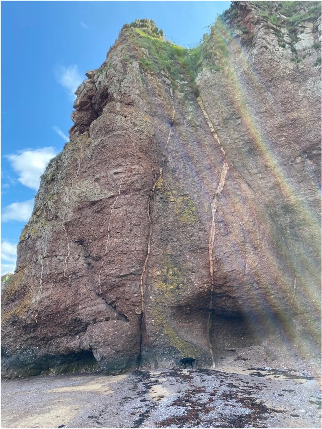 Structural Features at Auchmithie, E Scotland