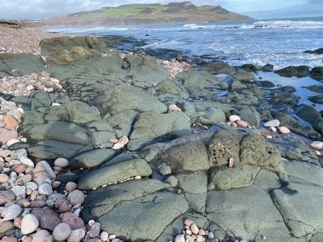 Geology of Inverbervie, East Scotland