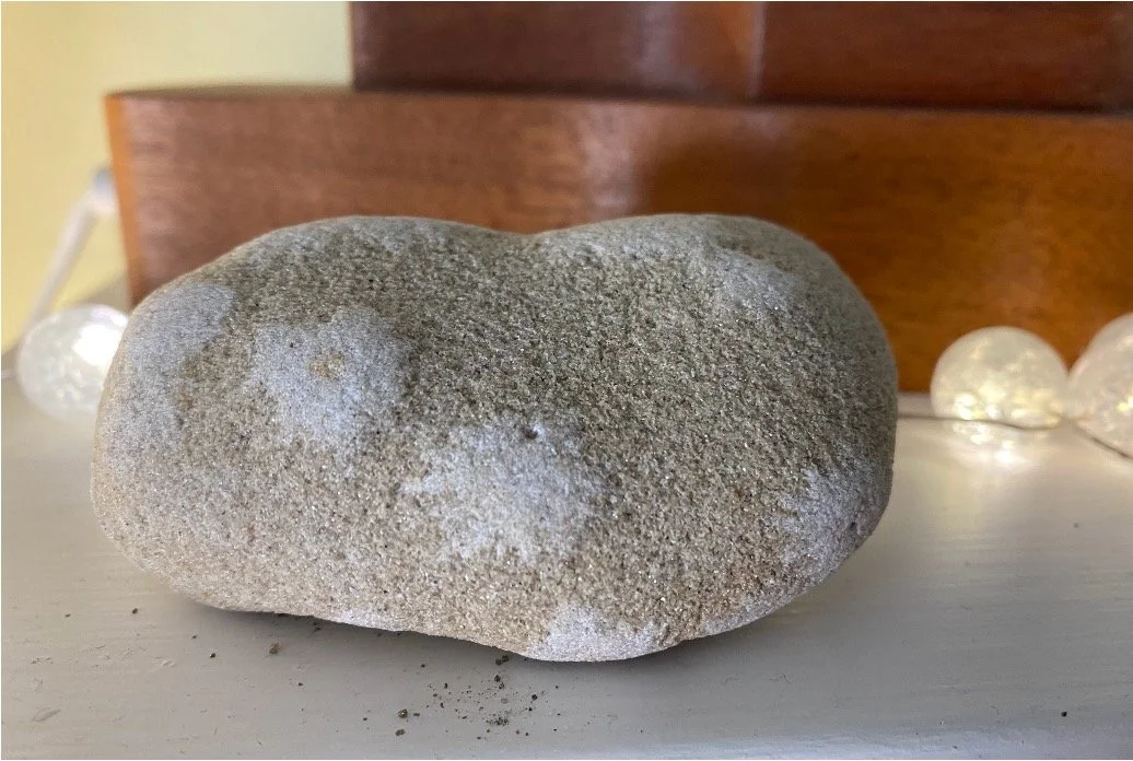 Nodules of barytes in Sandstone
Hopeman Sandstone (Permian) East Hopeman Beach, 