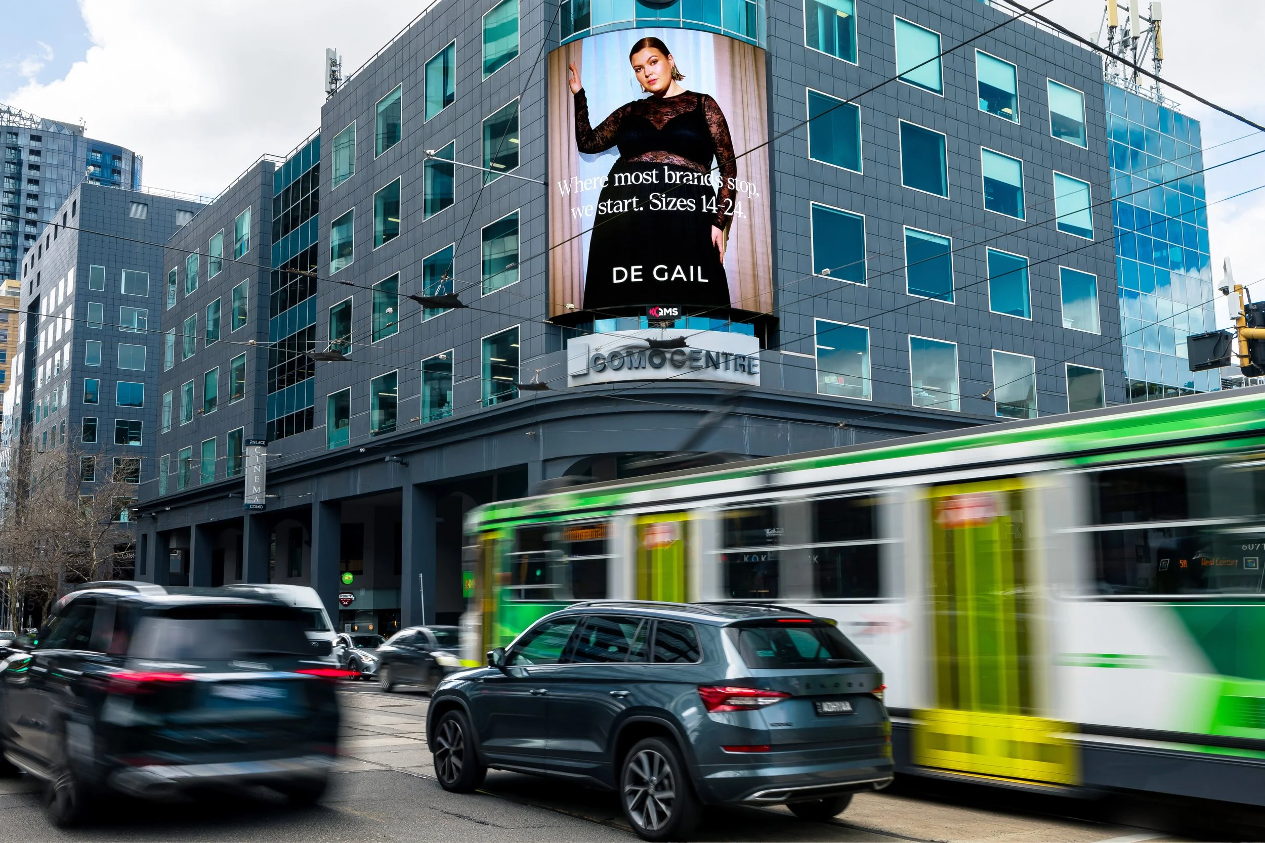 DE GAIL out of home campaign QMV Melb