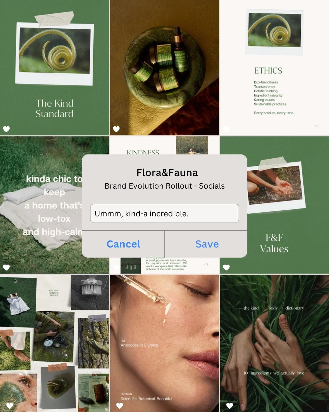 Wowzers. 

There is nothing more rewarding than seeing a team you worked with a year ago absolutely killing it with their brand evolution. 

@floraandfaunaau have taken the foundational framework we created, and are making it better and better and be