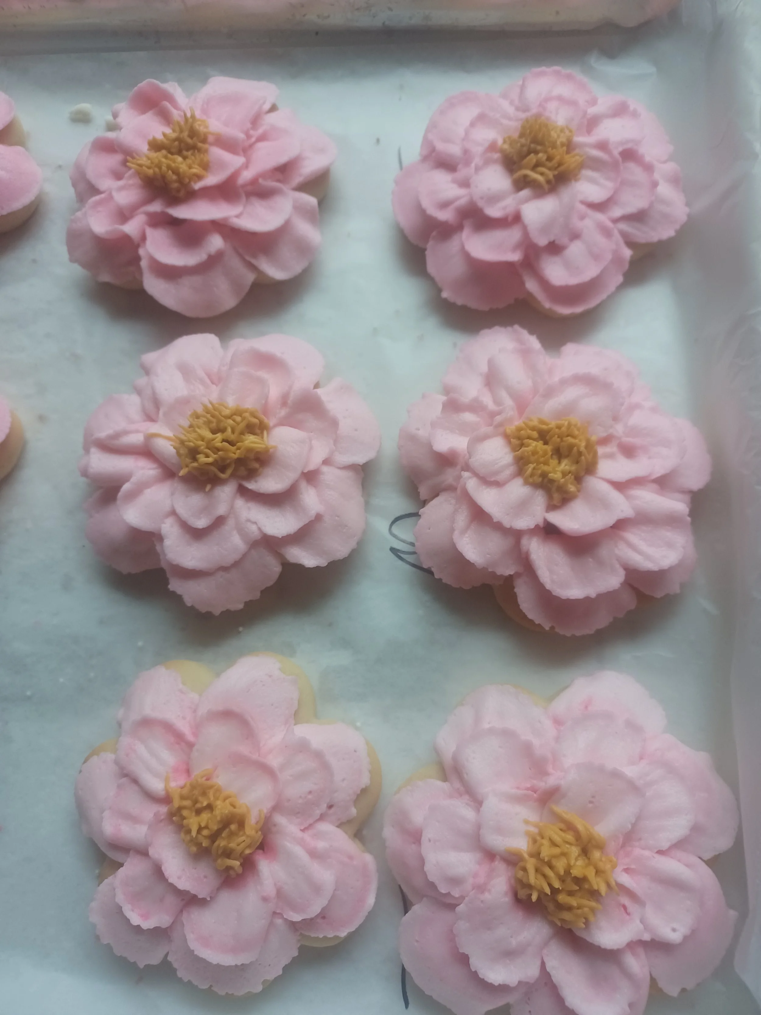 Flower Cut Out Sugar Cookies