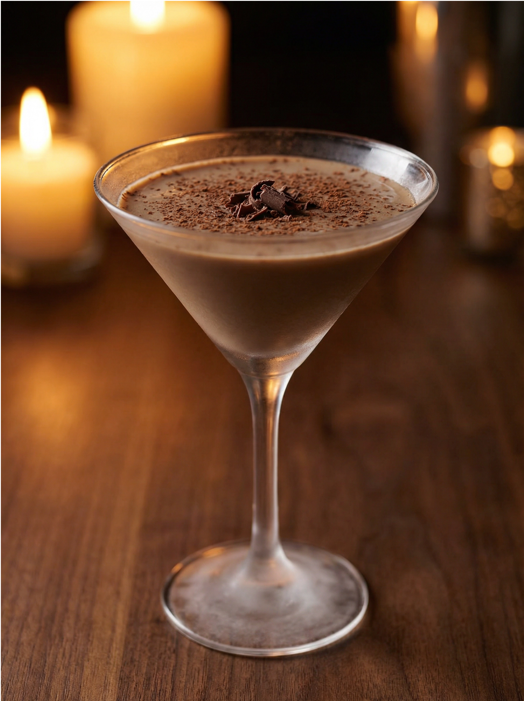 Decadent Irish Cream Mocktail Martini (Non-Alcoholic Dessert Drink)