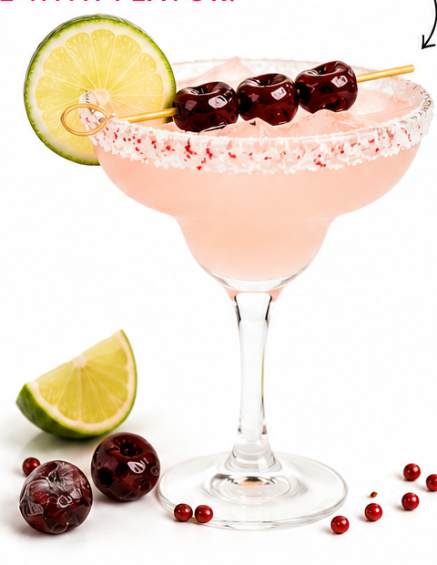 Cherry Lime Margarita Drink Card