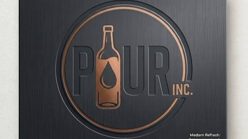 Pour Inc. logo after the refresh