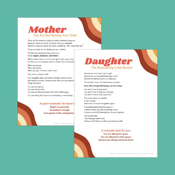Mother/Daughter Manifesto