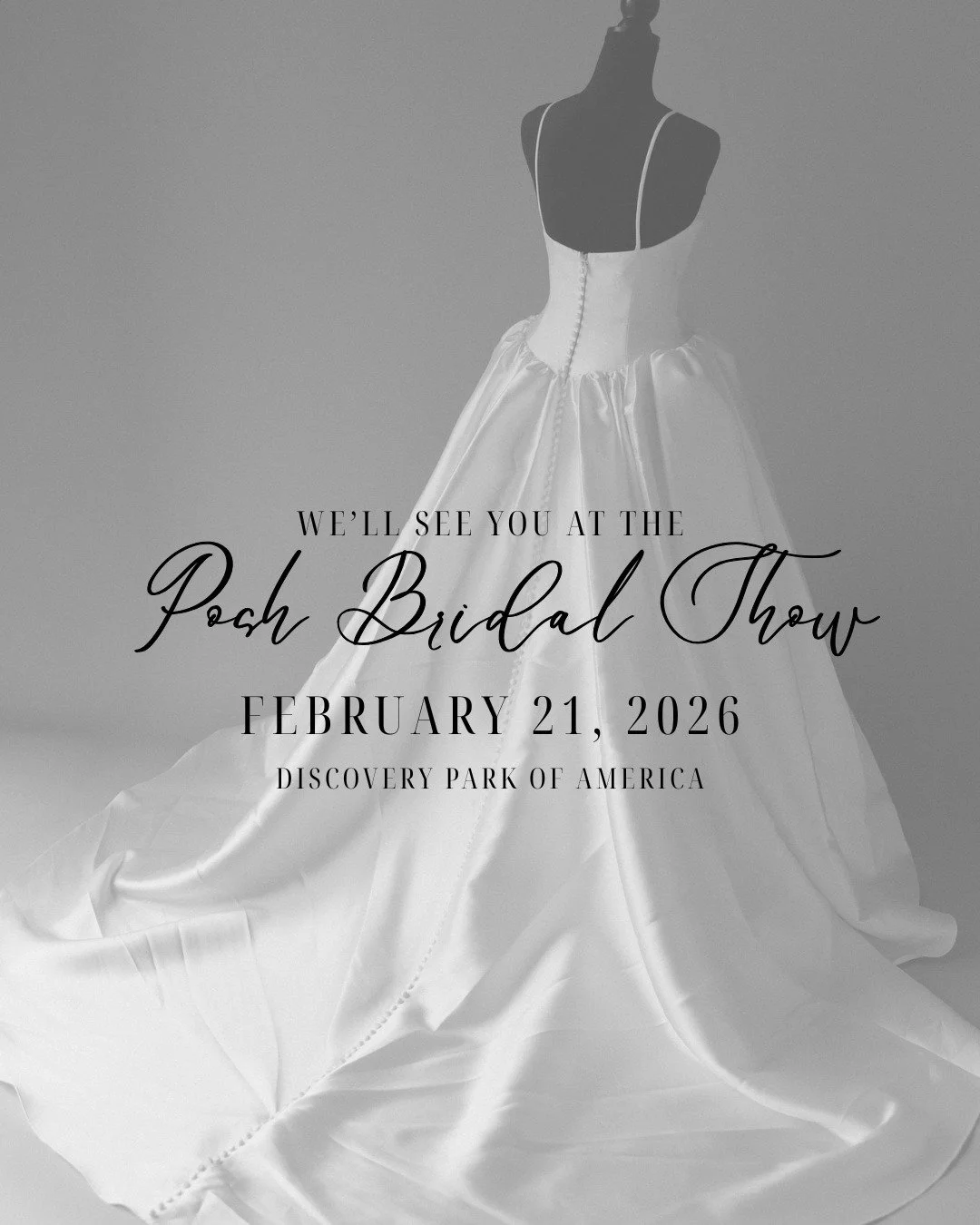 Brides, we are headed to another show this weekend and we would love for you to come say hi! 

The Posh Bridal Show at The Discovery Park of America in Alamo, TN is a great resource to connect with more than 100 local and regional wedding vendors. Th