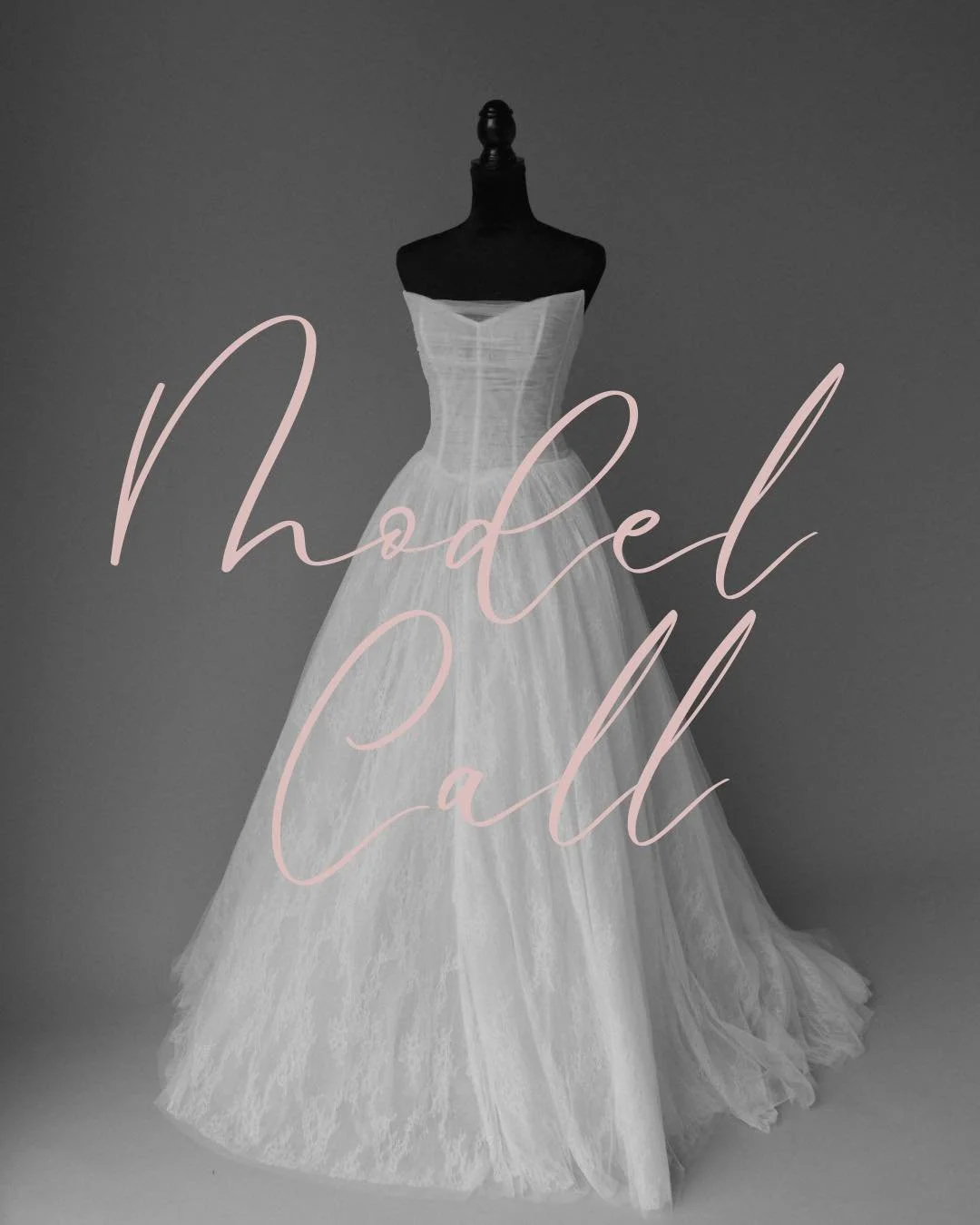 📣MODEL CALL📣

AM Bridal is looking for models to showcase our gowns in a fun fashion show event on July 30, 2026! 

Requirements:
&bull; 5&rsquo;7&rdquo; or taller
&bull; Size 6-18
&bull; Must be available for fittings and rehearsals prior to the s