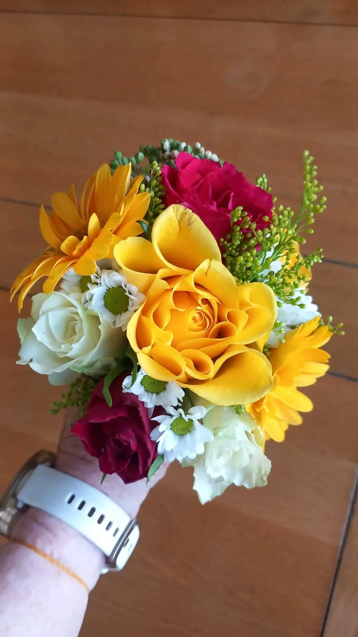 bridesmaid bouquet registry office wedding Kilkenny.JPG