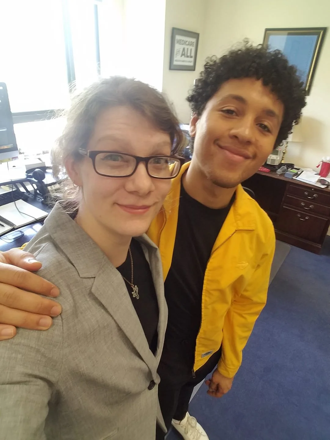 That time the Daily Show visited our office and I got to meet Jaboukie Young-White.