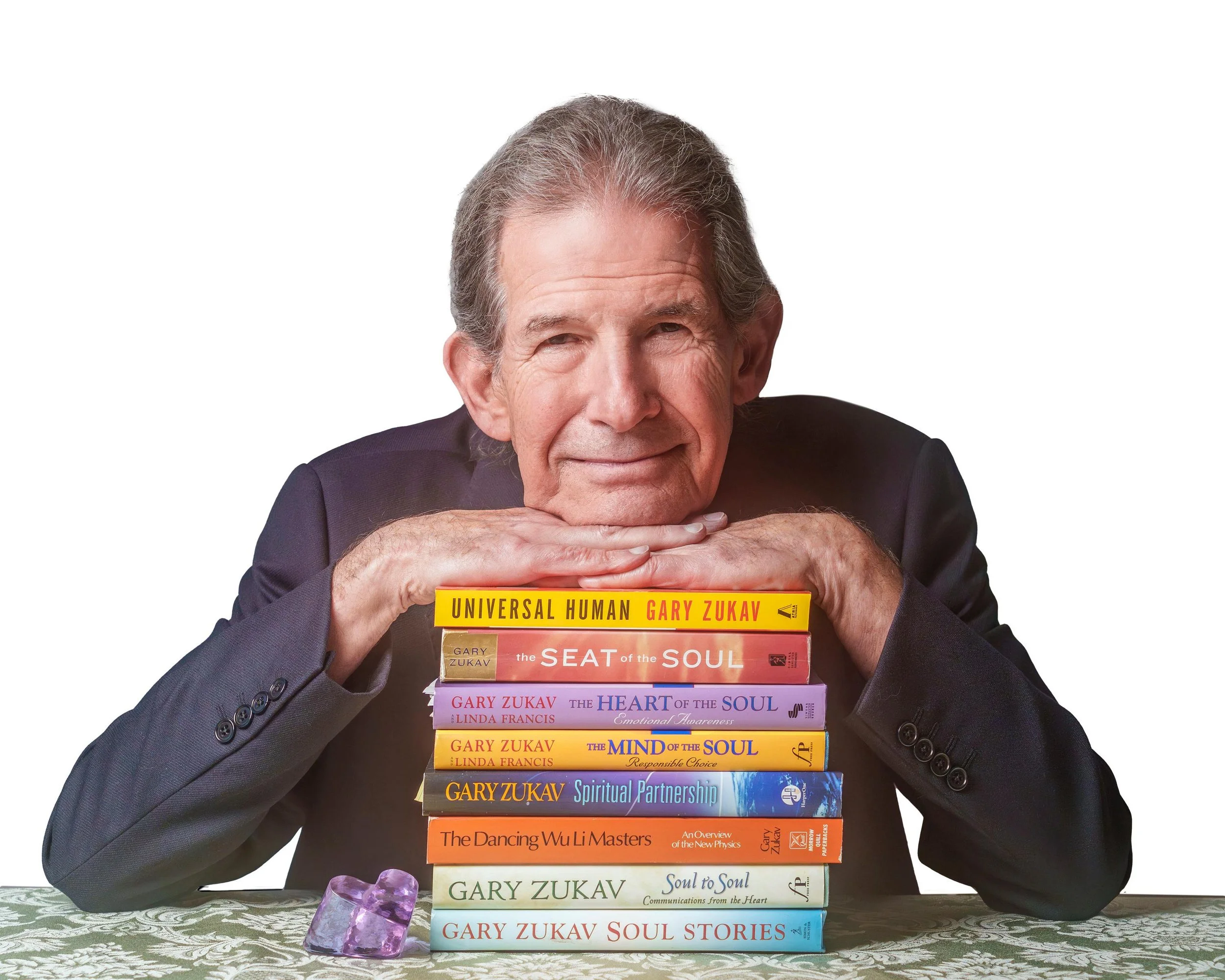 Gary Zukav, author of The Seat of the Soul, with his books on emotional awareness and spiritual growth