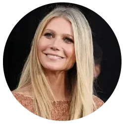 Portrait of Gwyneth Paltrow with long blonde hair, smiling softly, featured as an endorser of Gary Zukav's book The Seat of the Soul.
