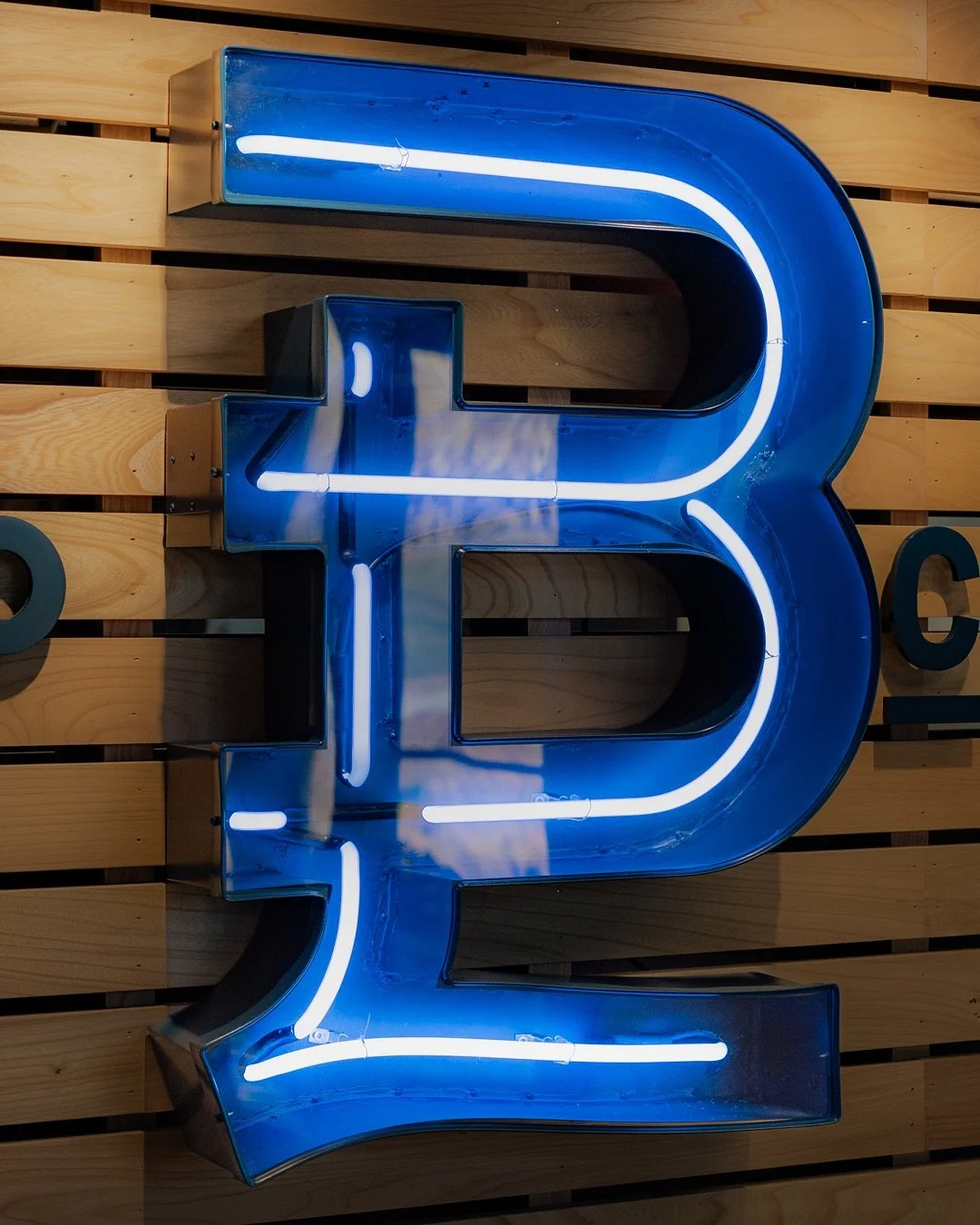 It hits so hard when we see our logo live, beyond a rendering and fabricated &mdash; especially in neon.

#neonsign #logodesign #brandidentity #monogram #signage