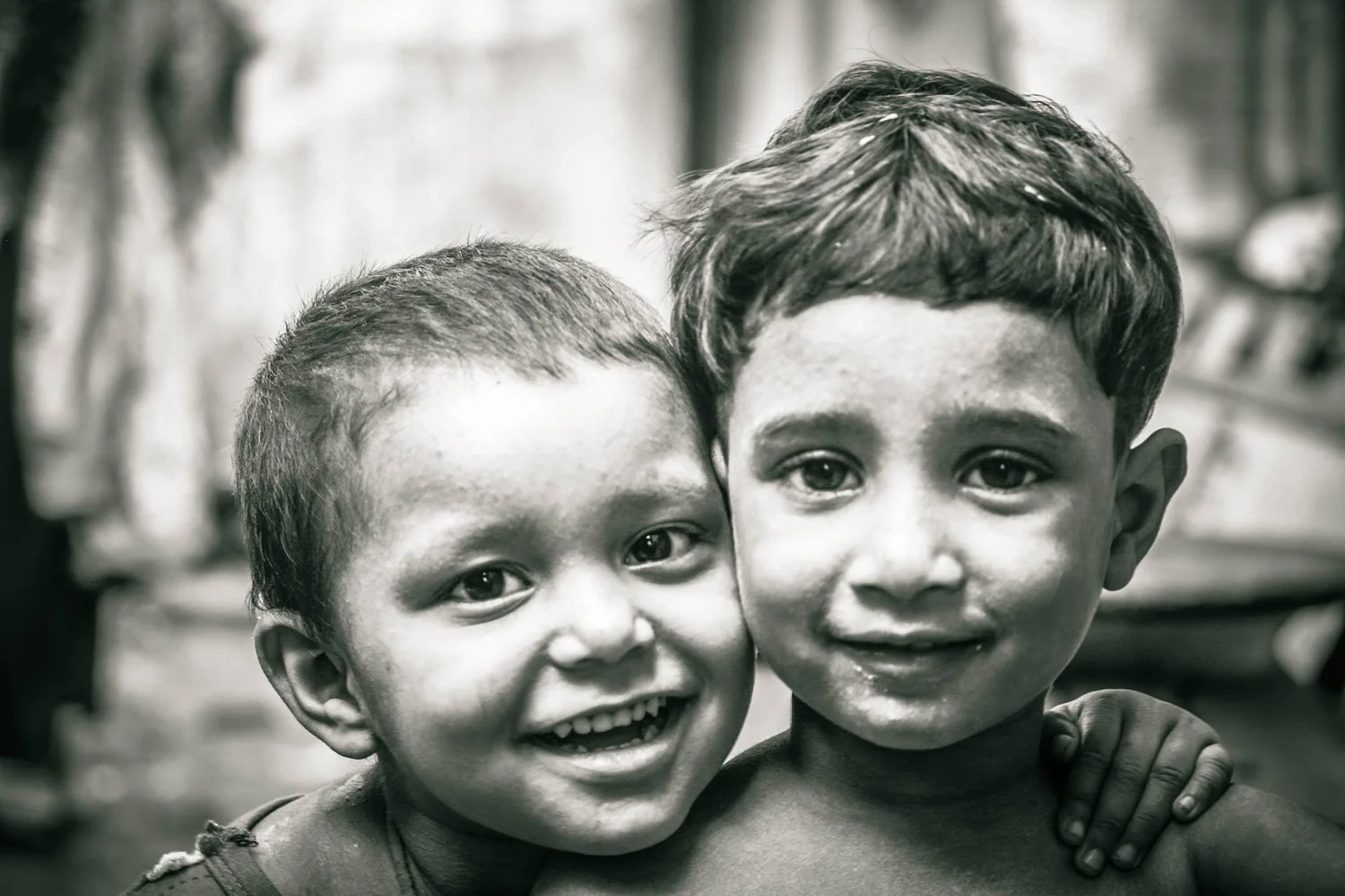 Children at the Geneva Camp community in Bangladesh