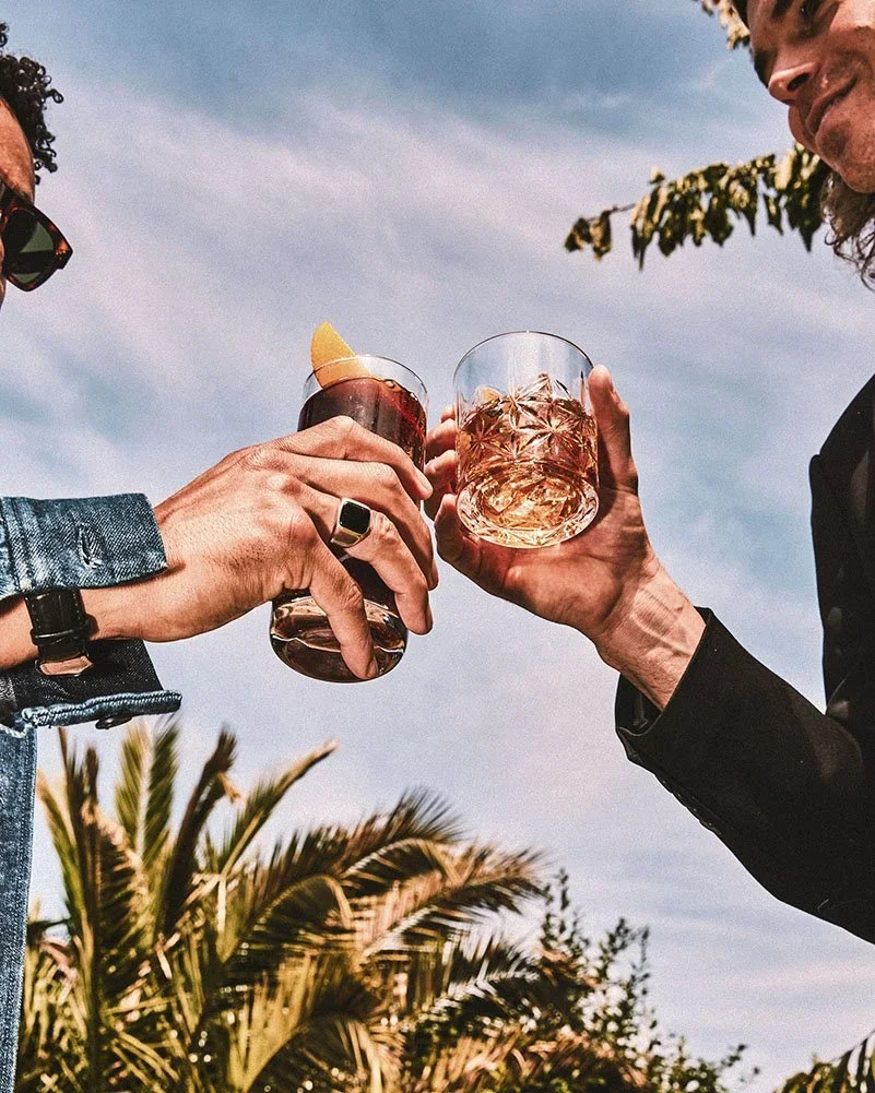 Grant's Whisky summer autumn and spring stills campaign, house party, dinner party with friends and family
