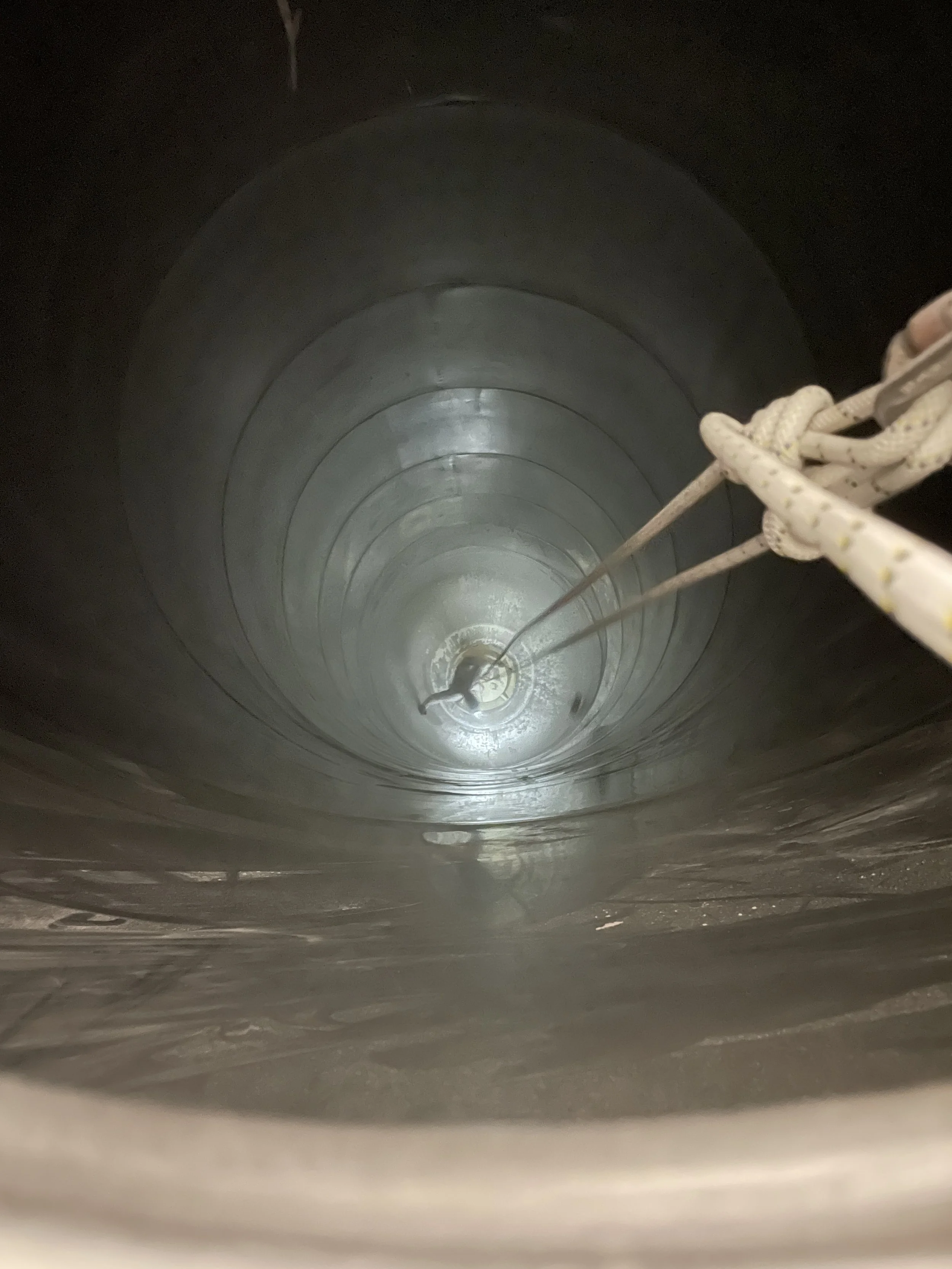 Rope Access confined space, silo work