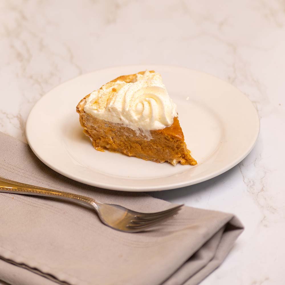 Pumpkin Pie slice on a plate with fork.jpg